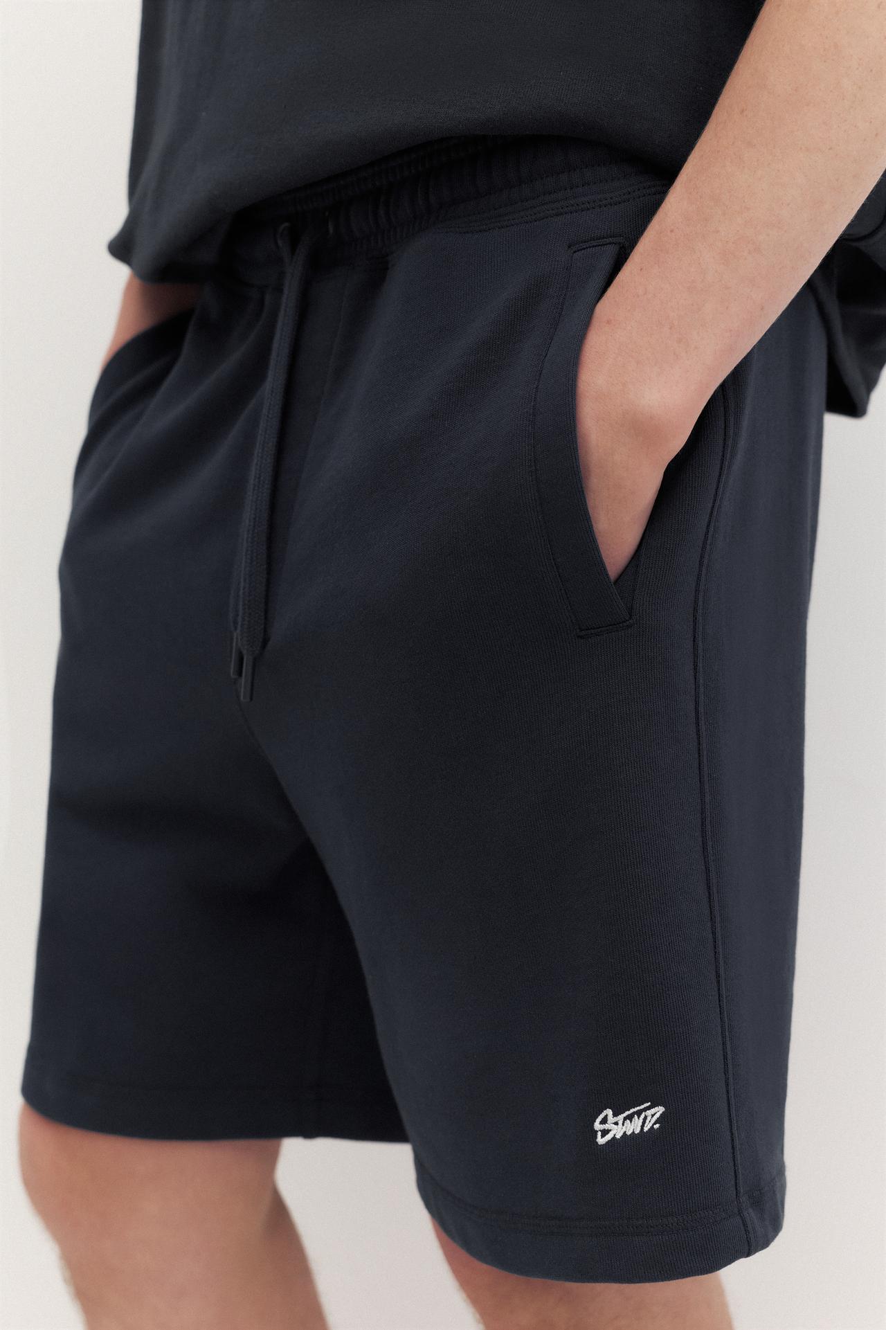 STWD jogger Bermuda shorts — Navy