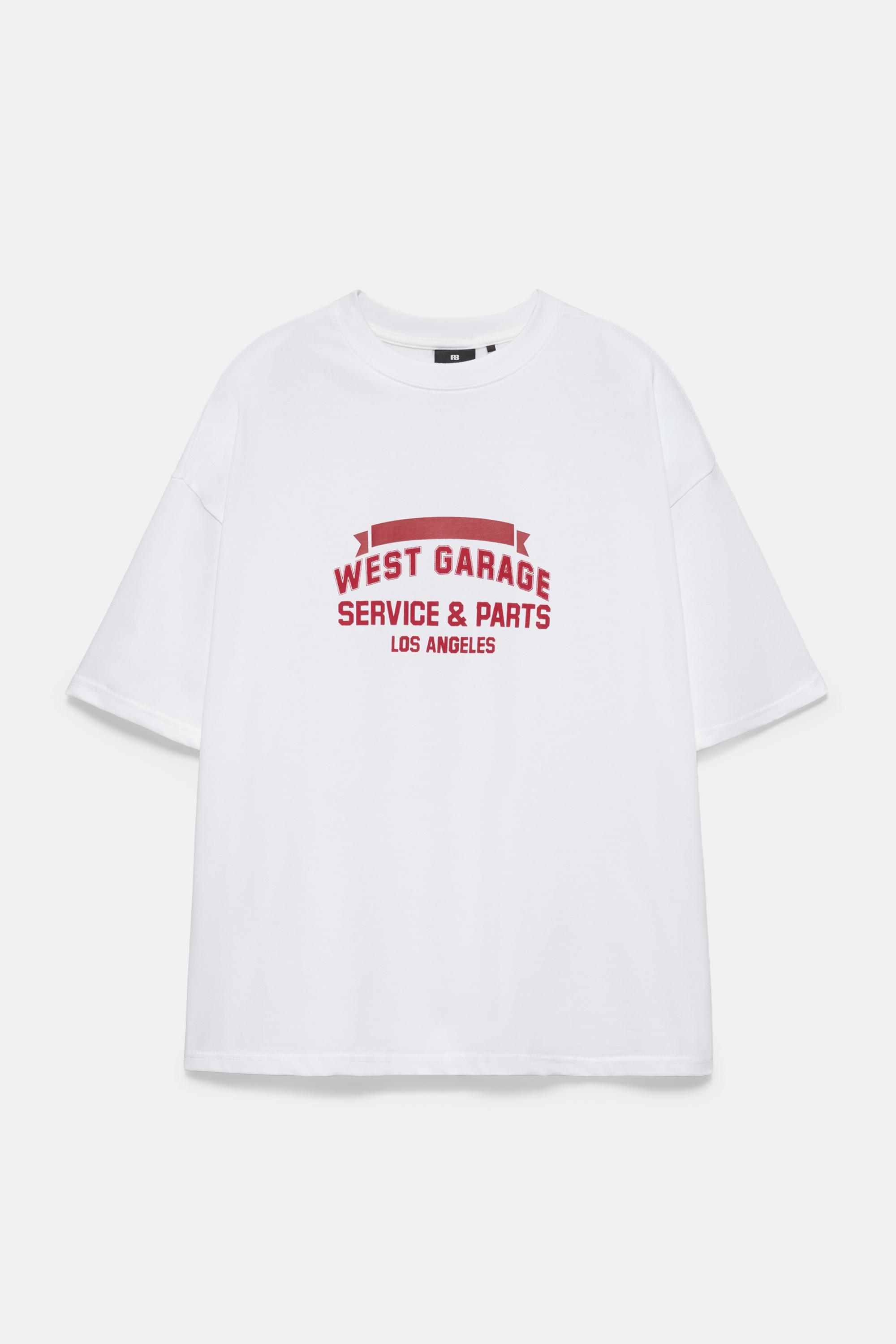 West Garage boxy T-shirt — White