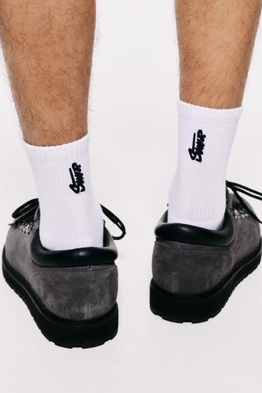 Pack of 3 pairs of mid calf STWD socks — White 2