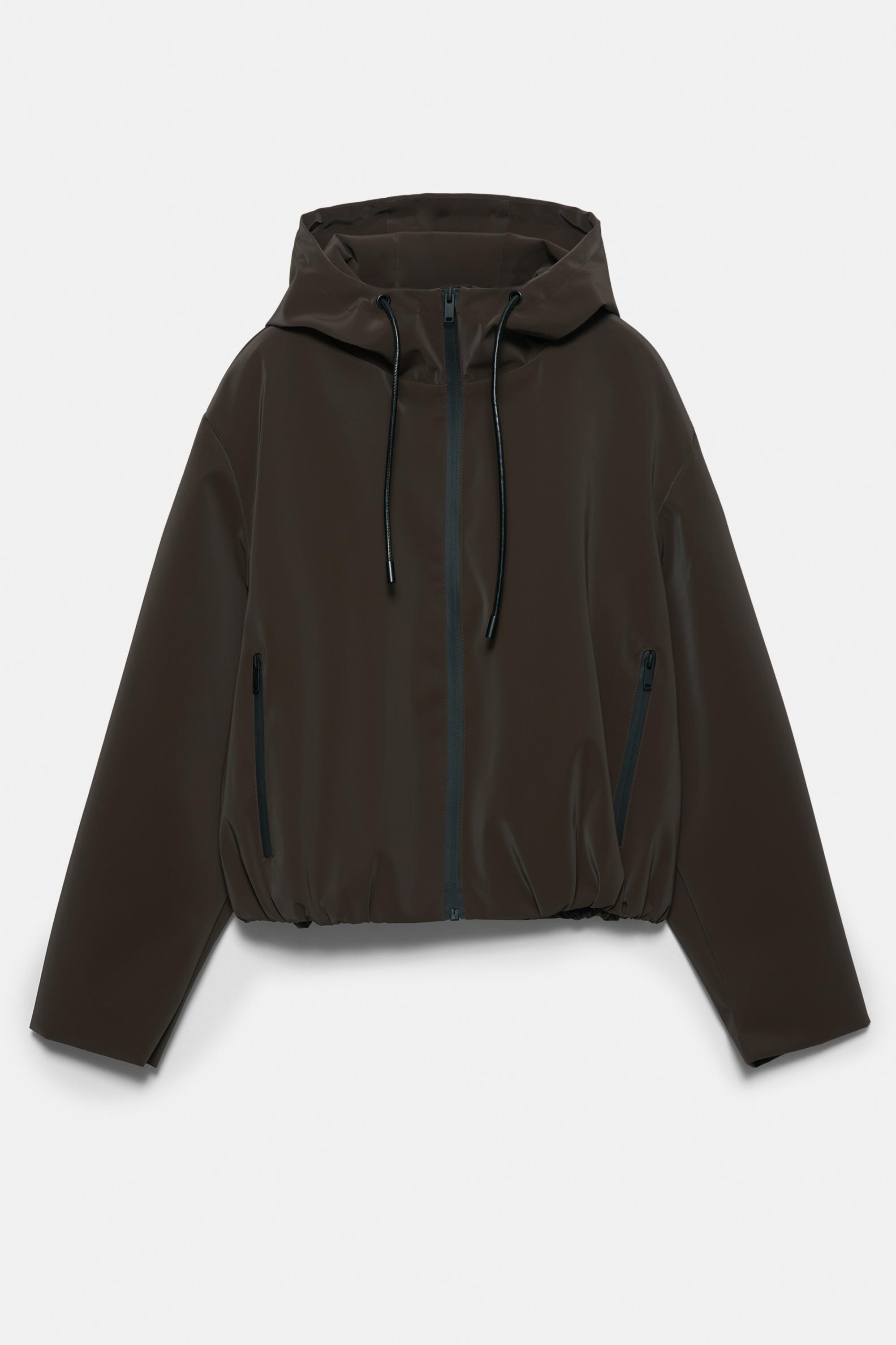 Kısa kapüşonlu yağmurluk - Görsel 4