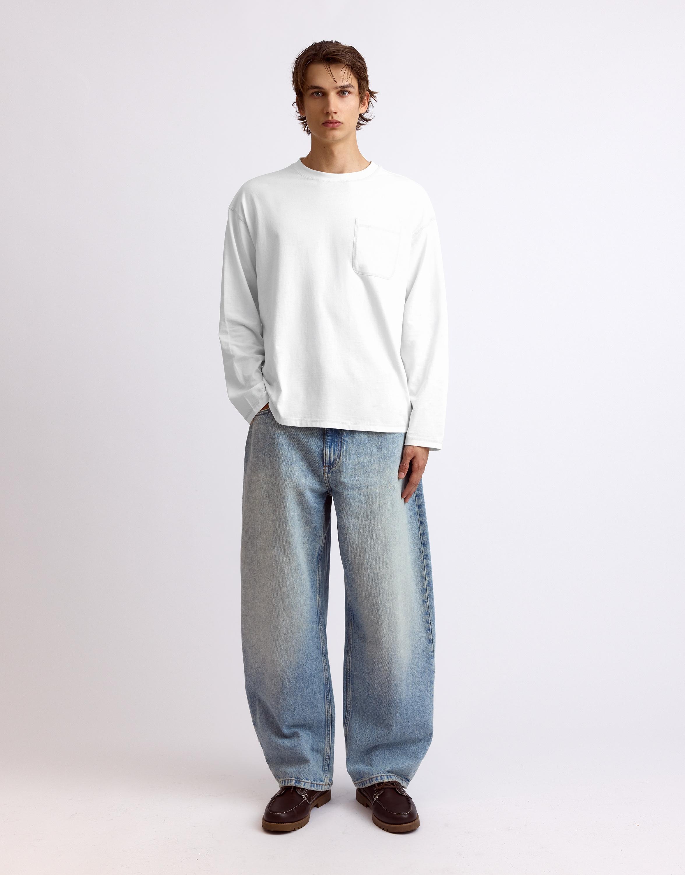 Pull&Bear Relaxed fit uzun kollu tişört