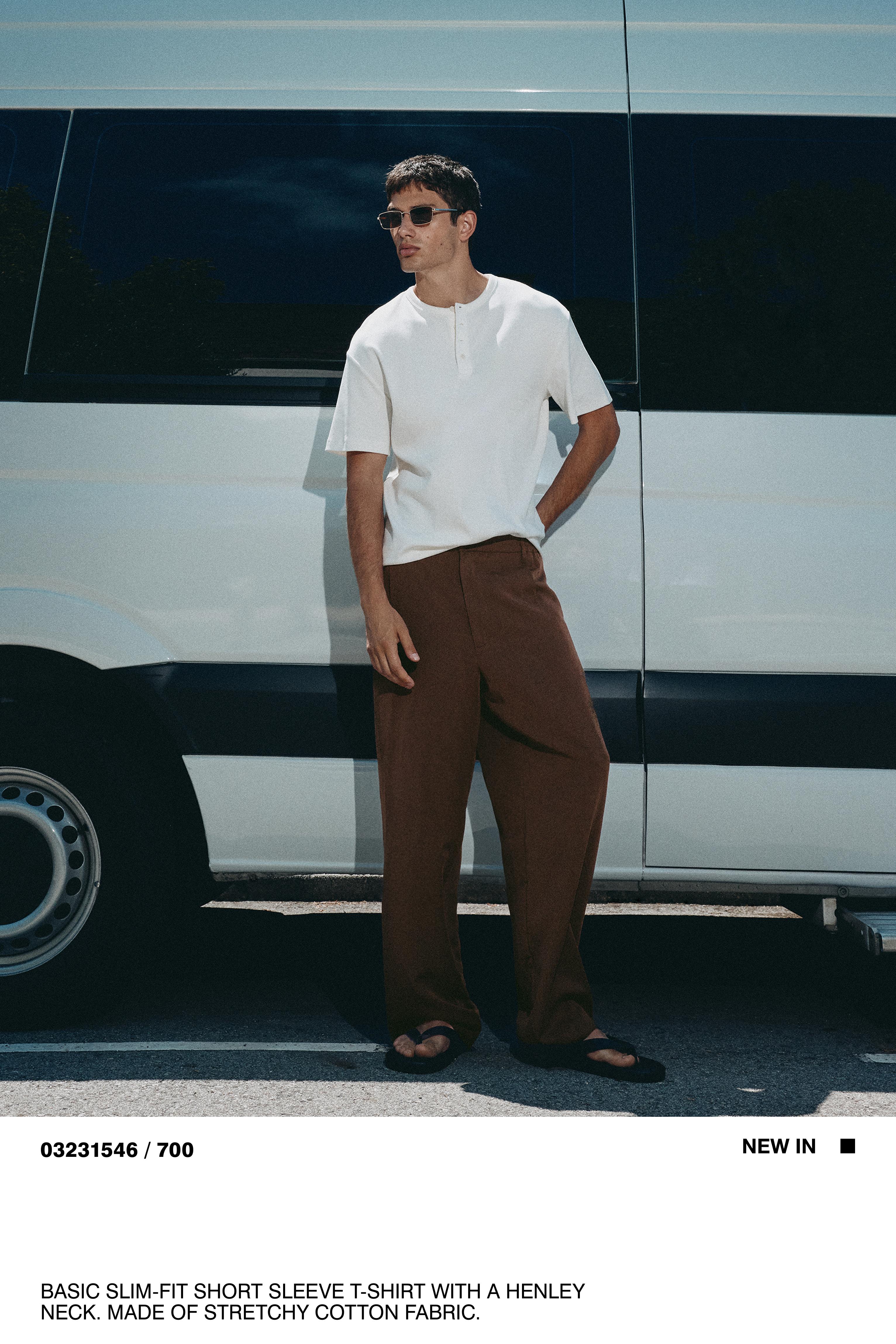 Tailored jogging trousers — Brown