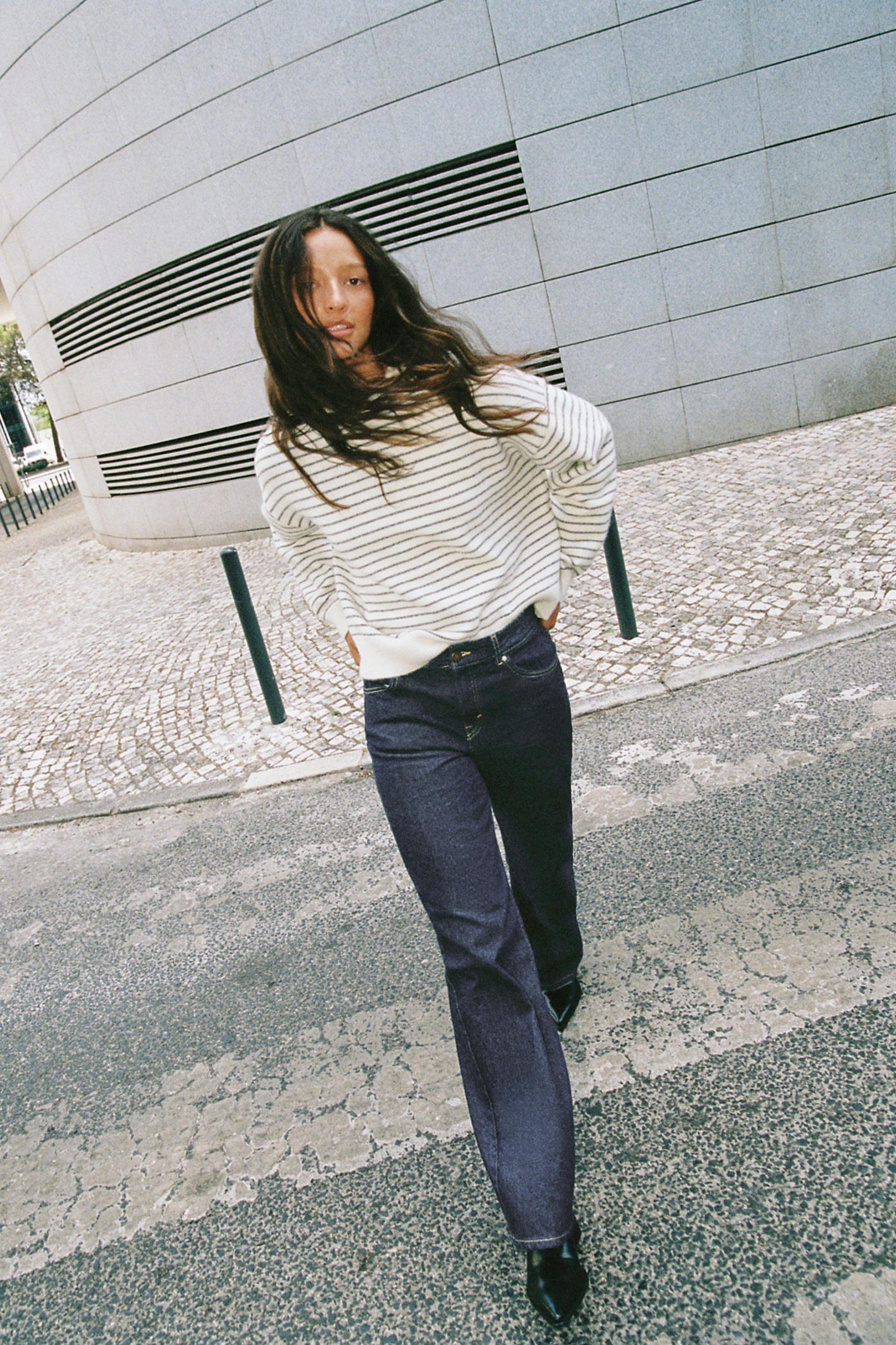 Oversize baggy jeans — Ink blue