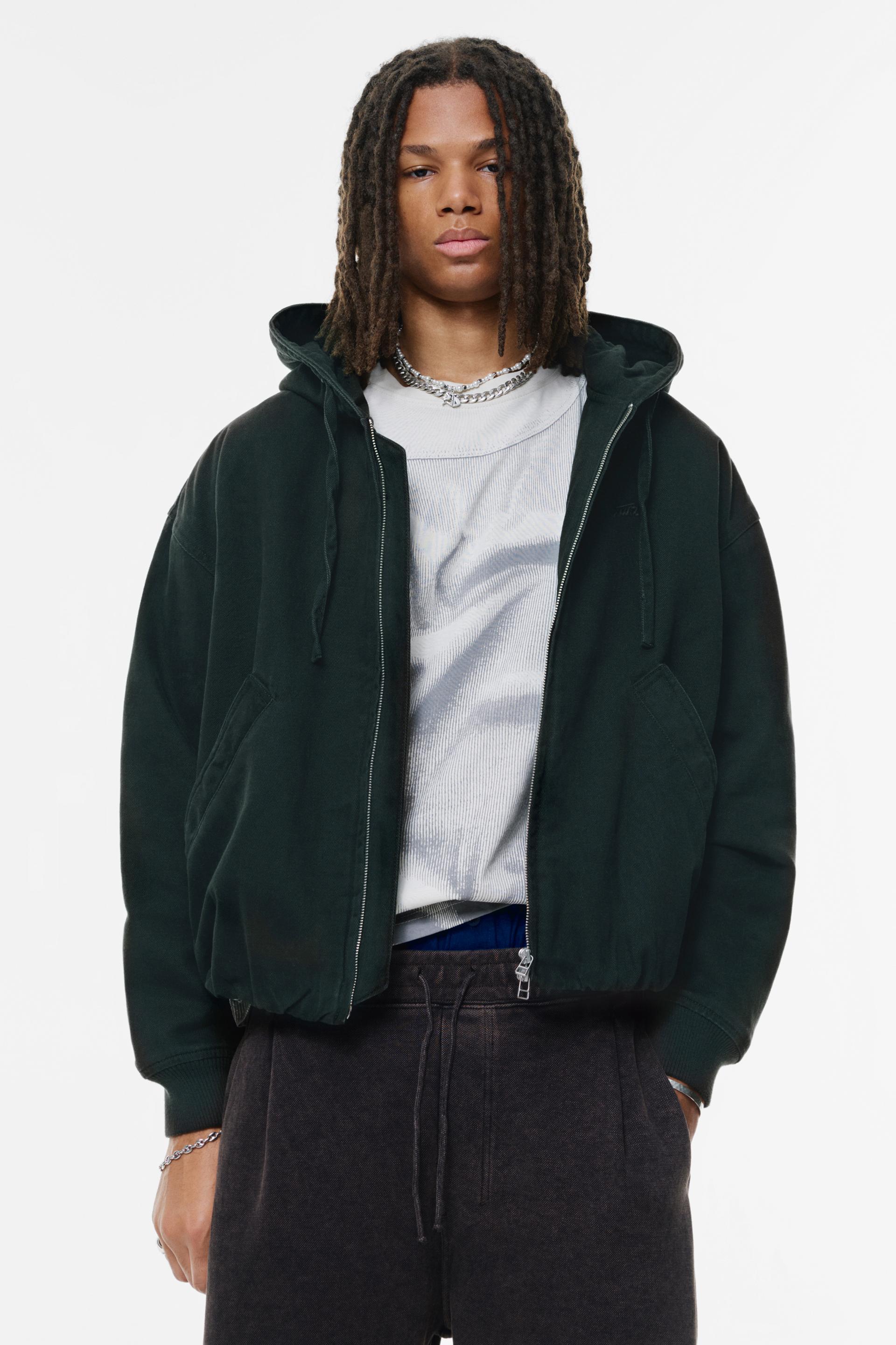 Giubbotto Stwd Giacca A Vento Pull And Bear Bomber Con Cappuccio