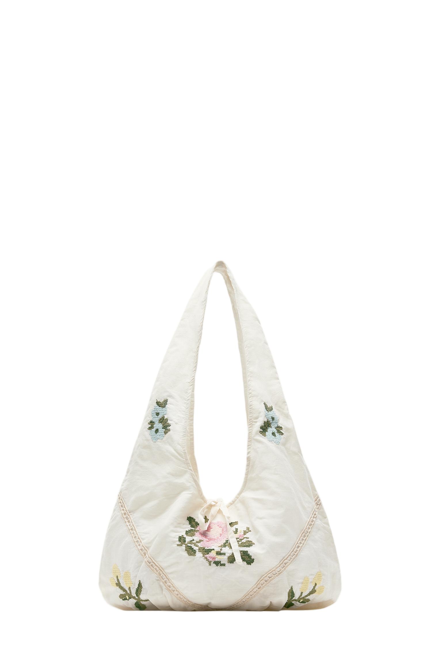 Çiçekli tote çanta - Görsel 22