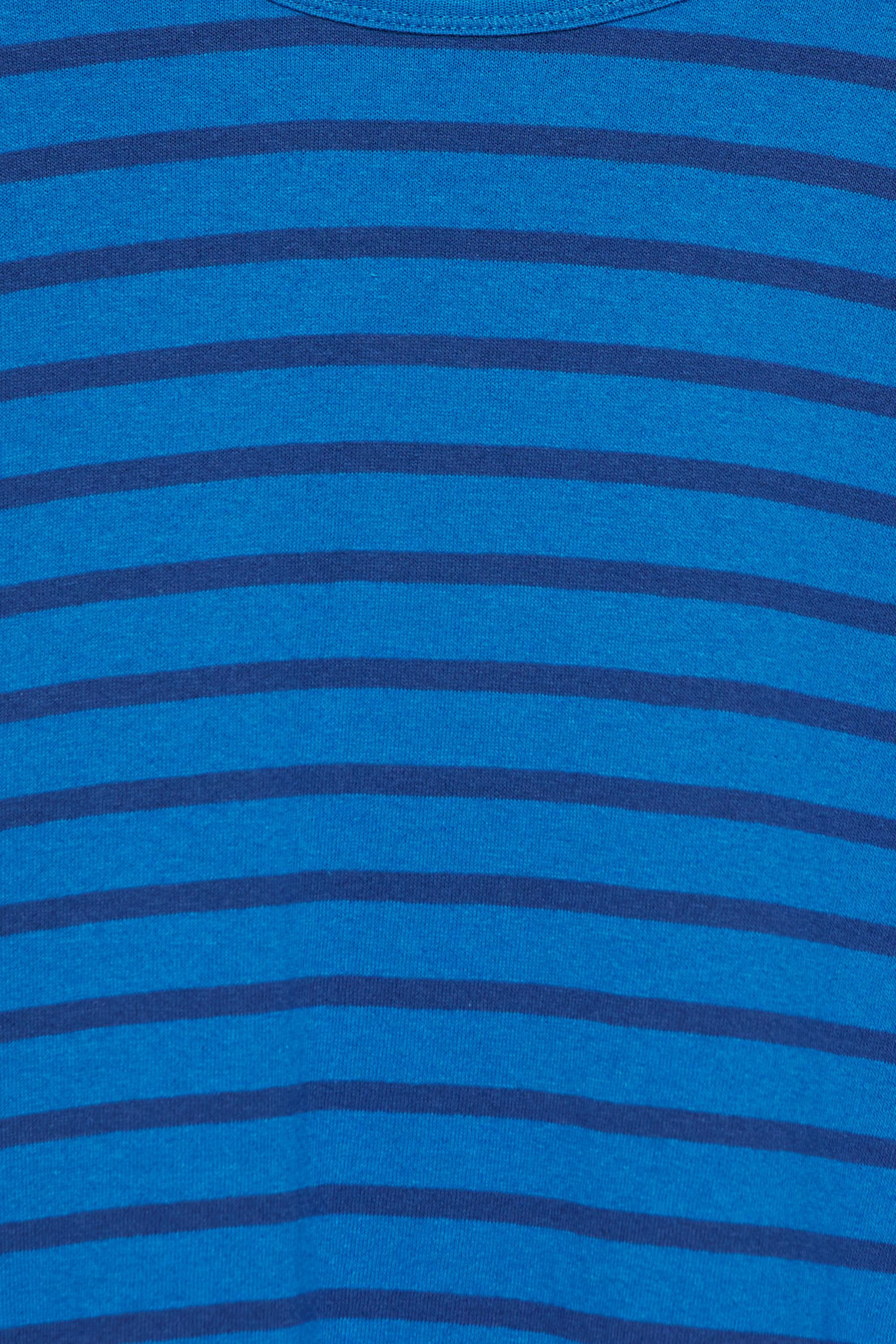 Oversize long sleeve striped T-shirt — Striped
