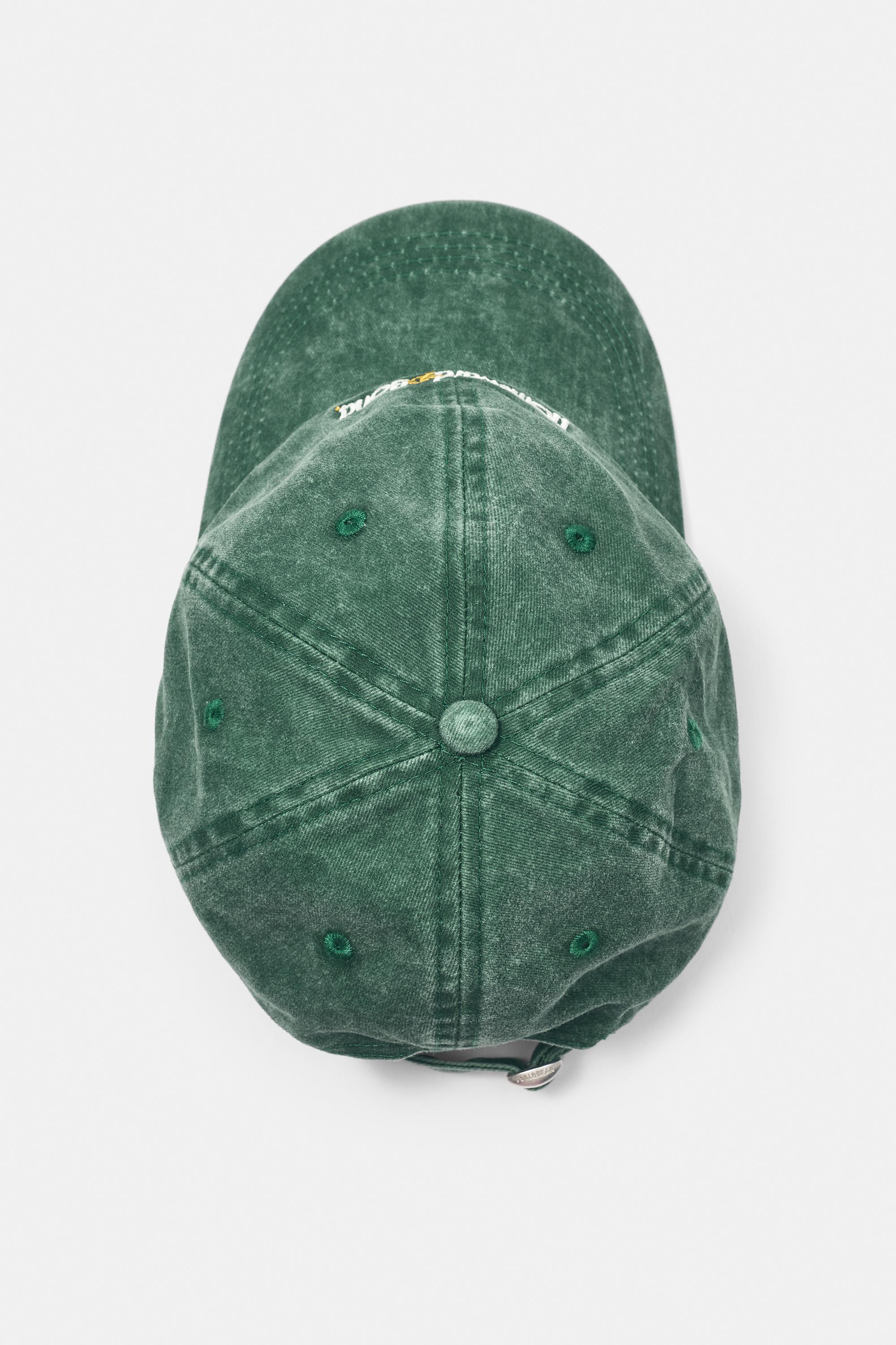 Homeward Bond embroidered cap — Medium green