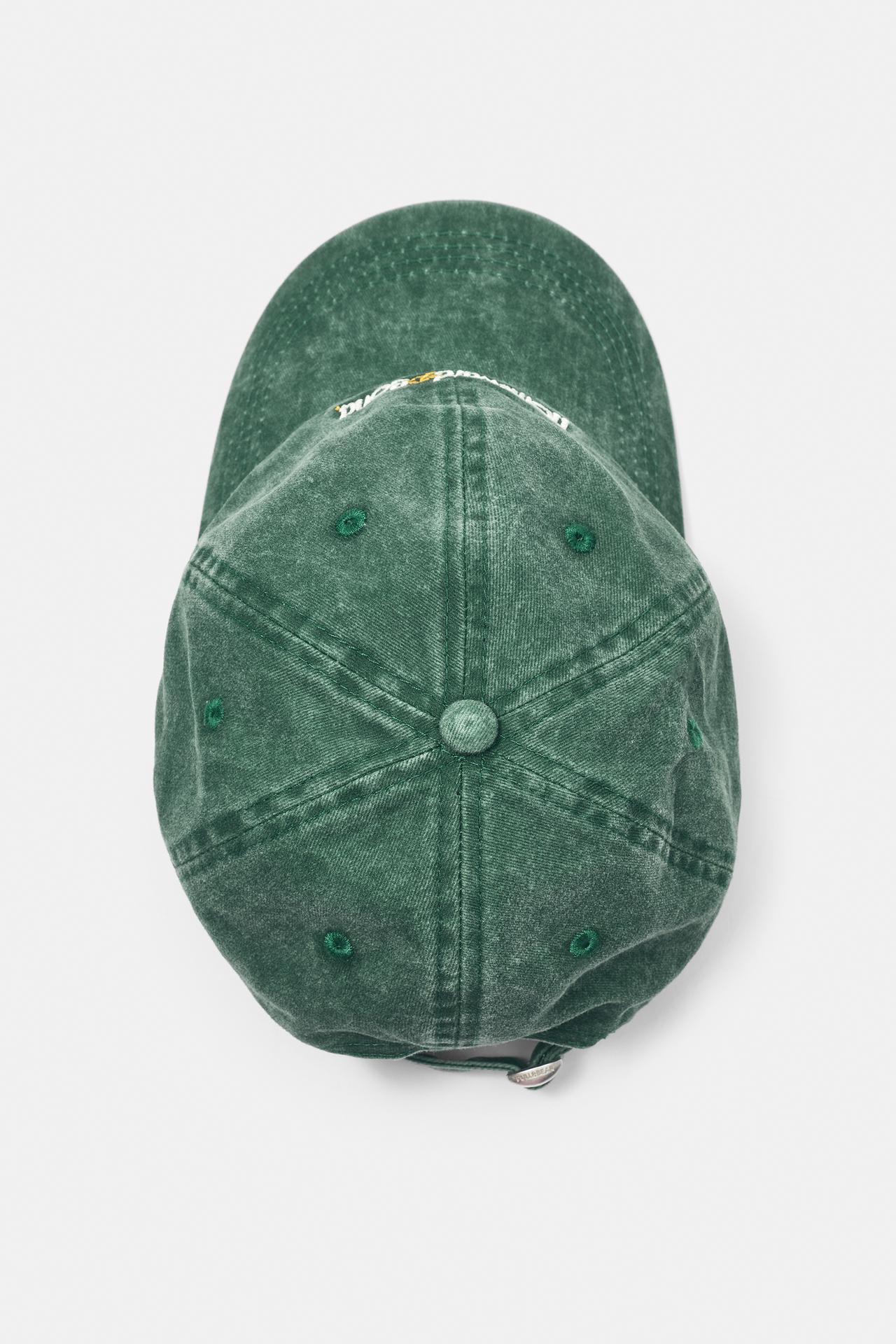 Homeward Bond embroidered cap — Medium green