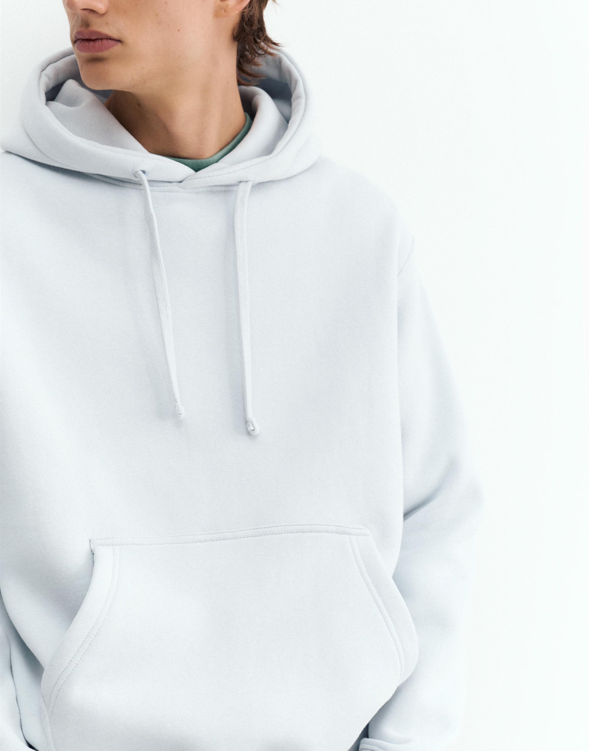 Basic hoodie — Sky blue