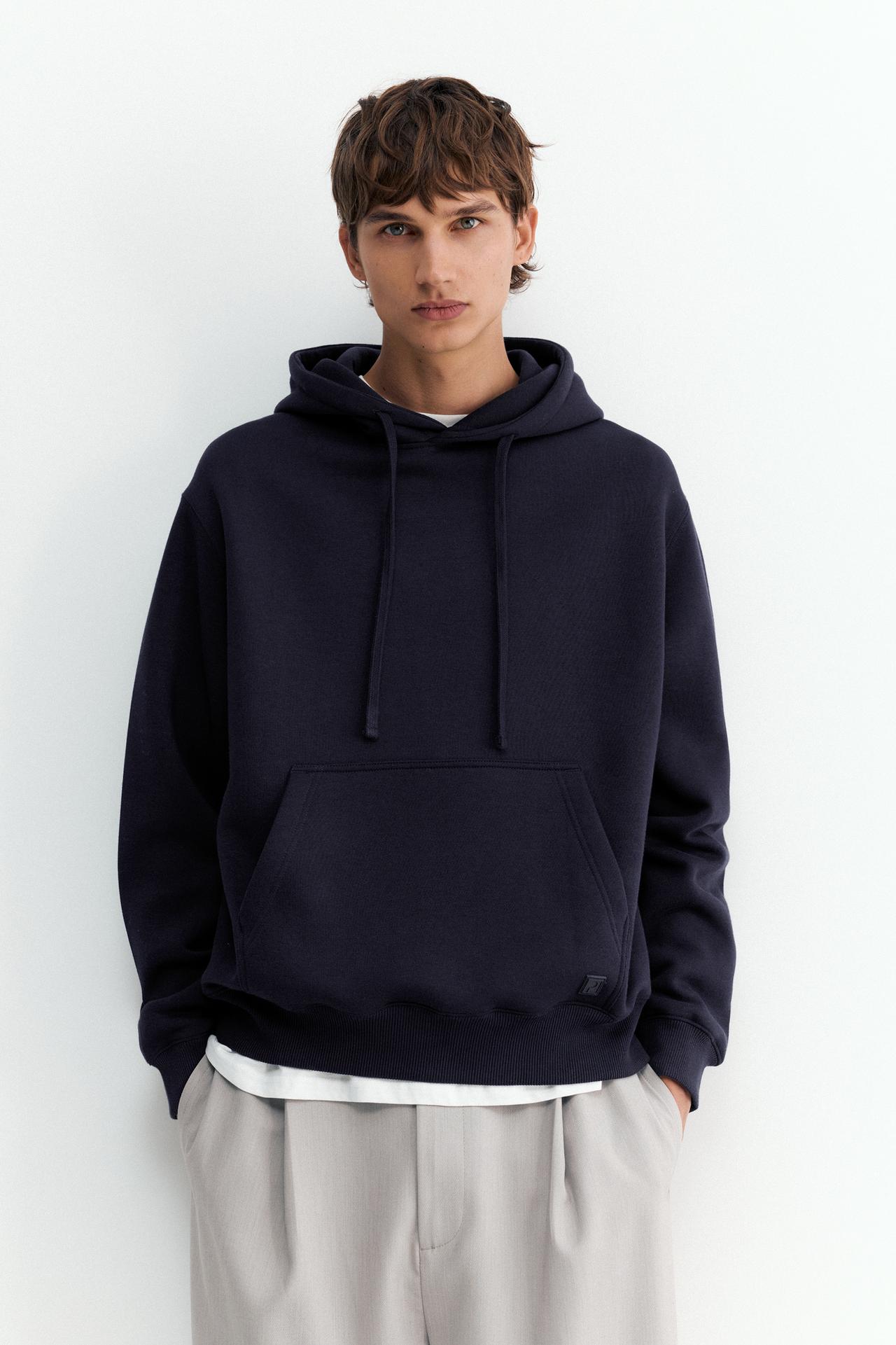 Basic hoodie — Navy