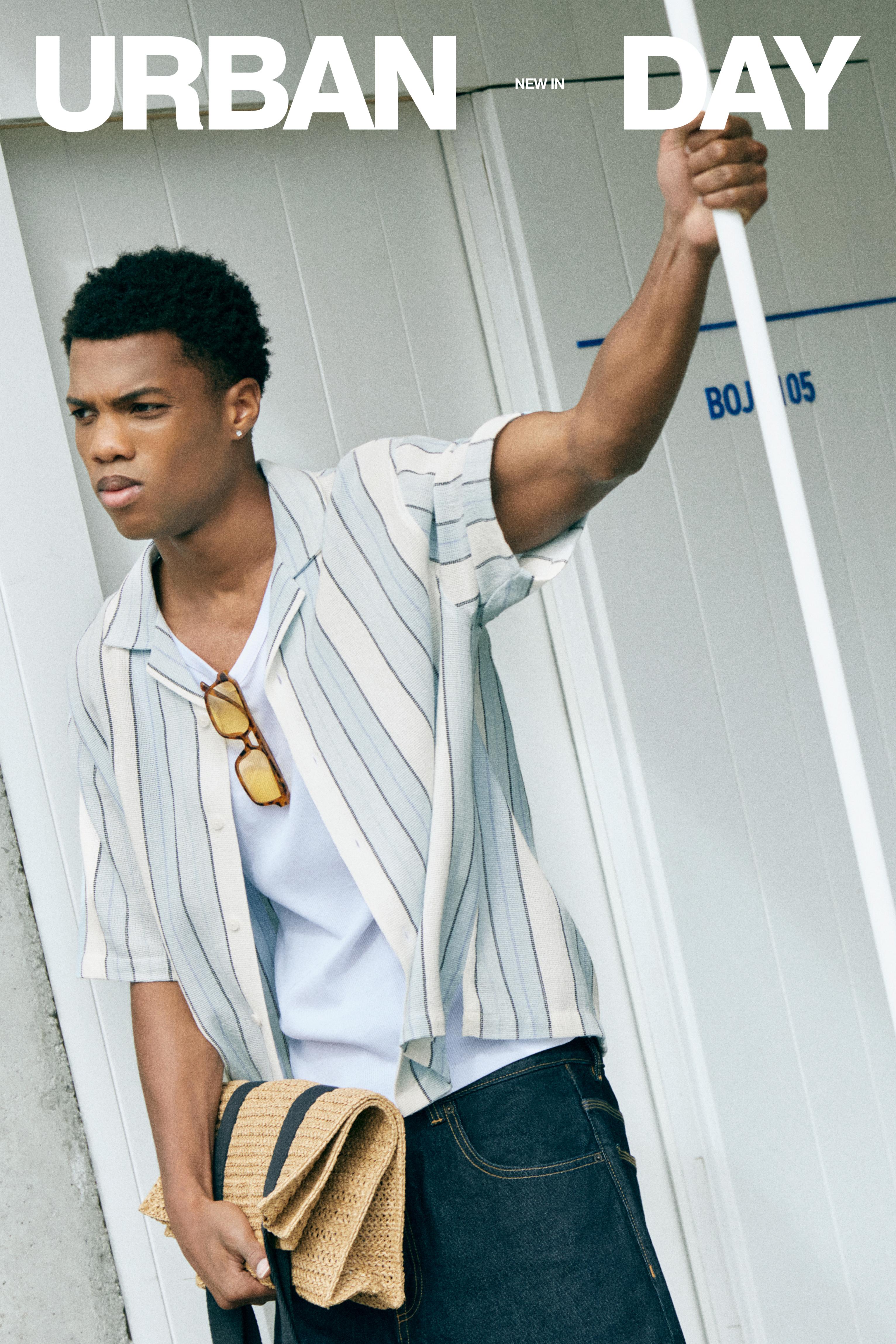Striped rustic shirt — Striped
