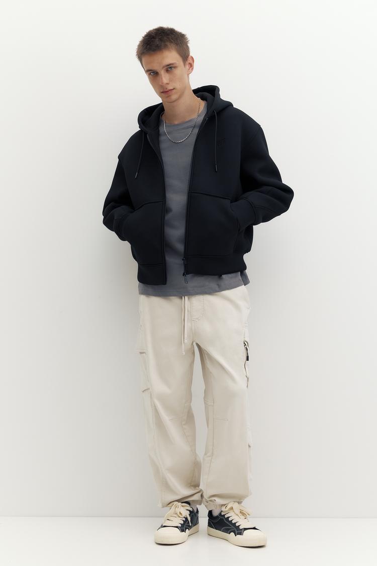Multi-pocket joggers — Stone