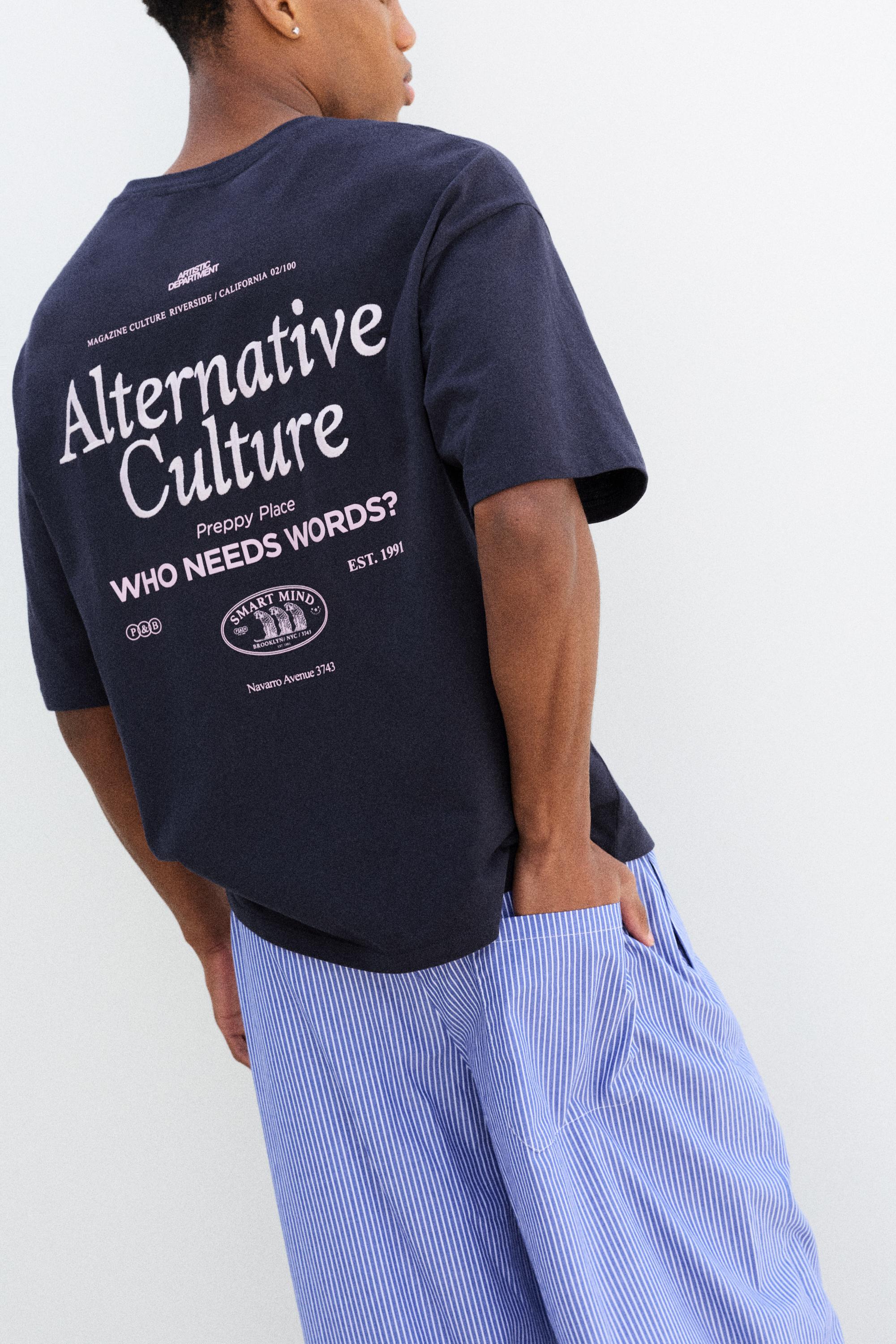 T-Shirt Relaxed Con Grafica Preppy Place