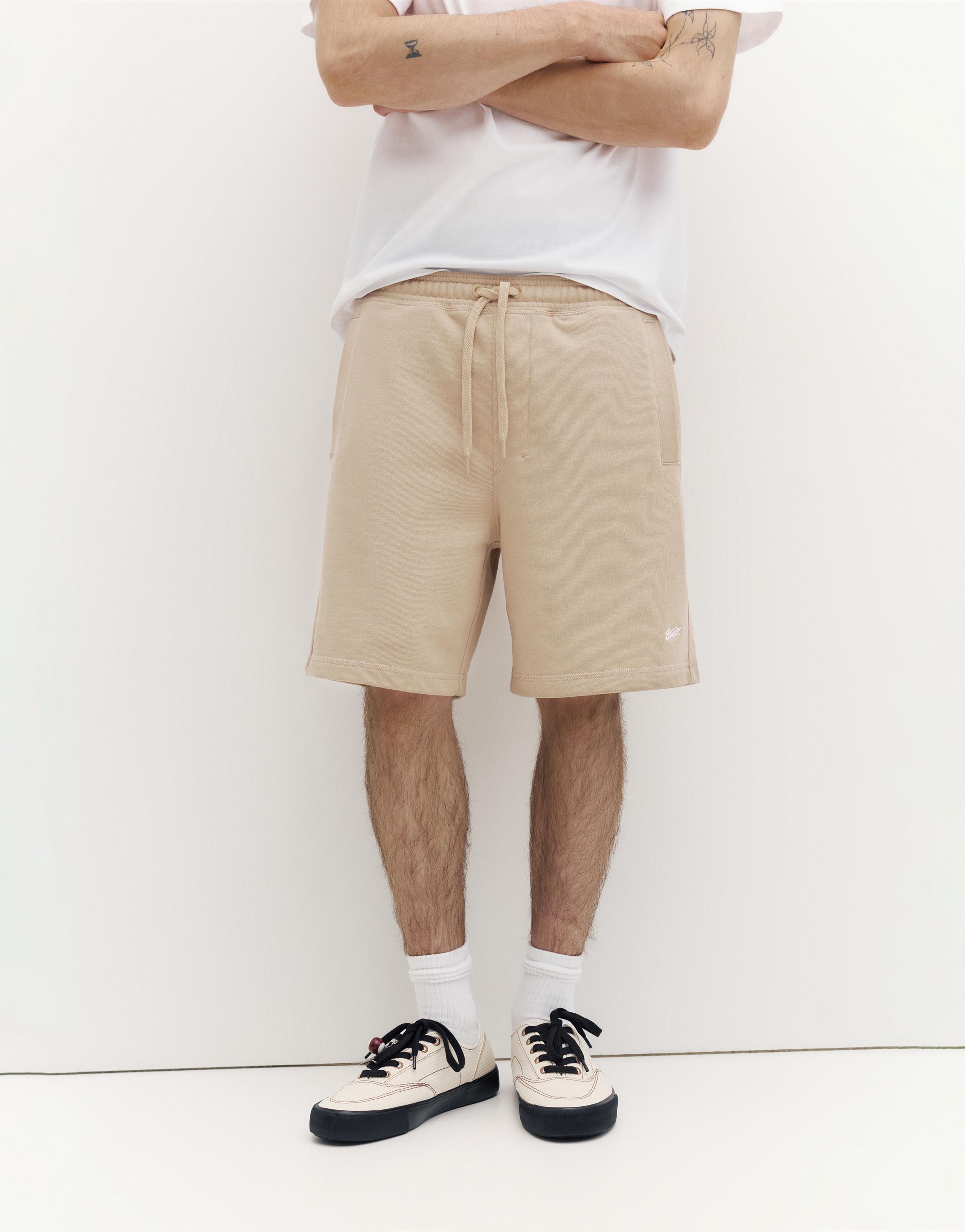 Logolu jogger bermuda şort - Görsel 179