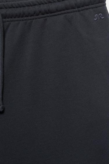 Wide-leg jogger trousers — Navy 8
