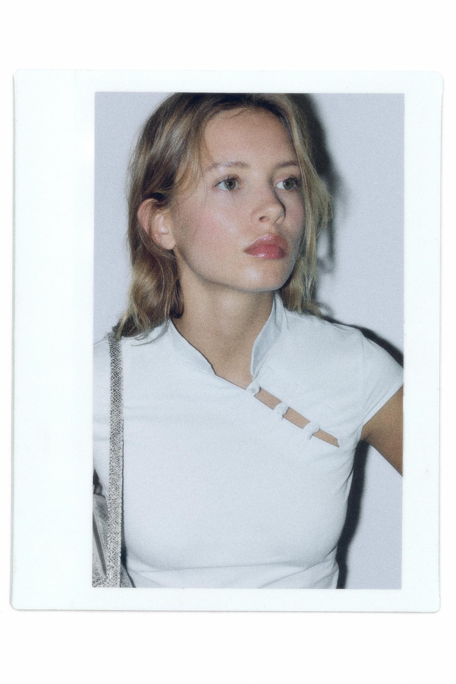 Poplin toggle shirt — Sky blue