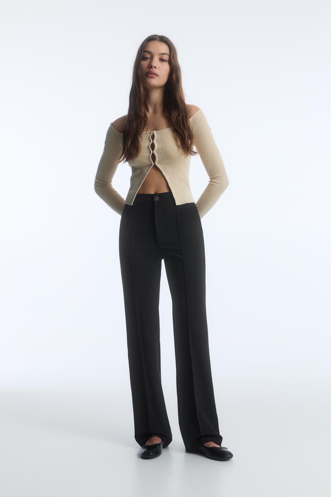 Elegante Hose mit Ziernaht - PULL&BEAR