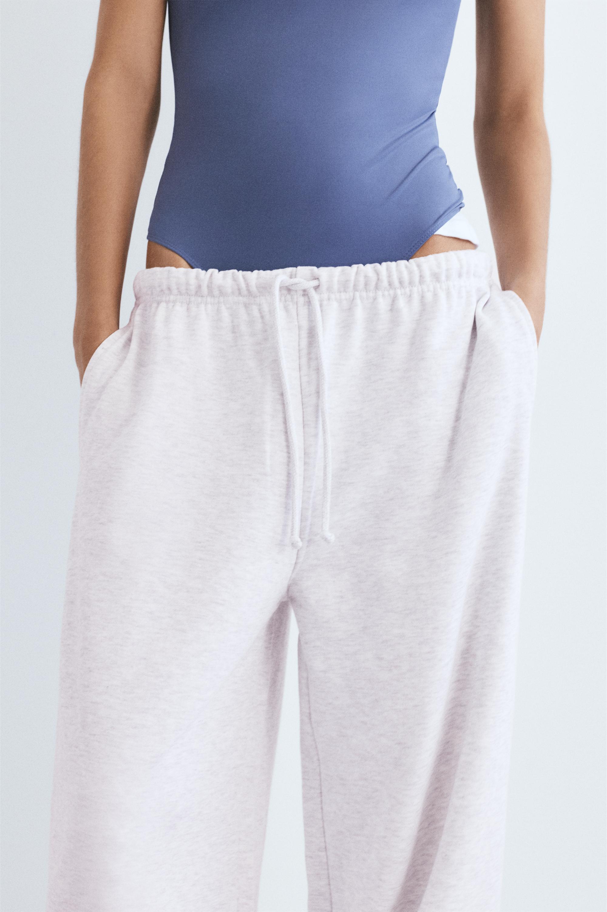 Ayarlanabilir paçalı geniş paça eşofman altı - Görsel 29