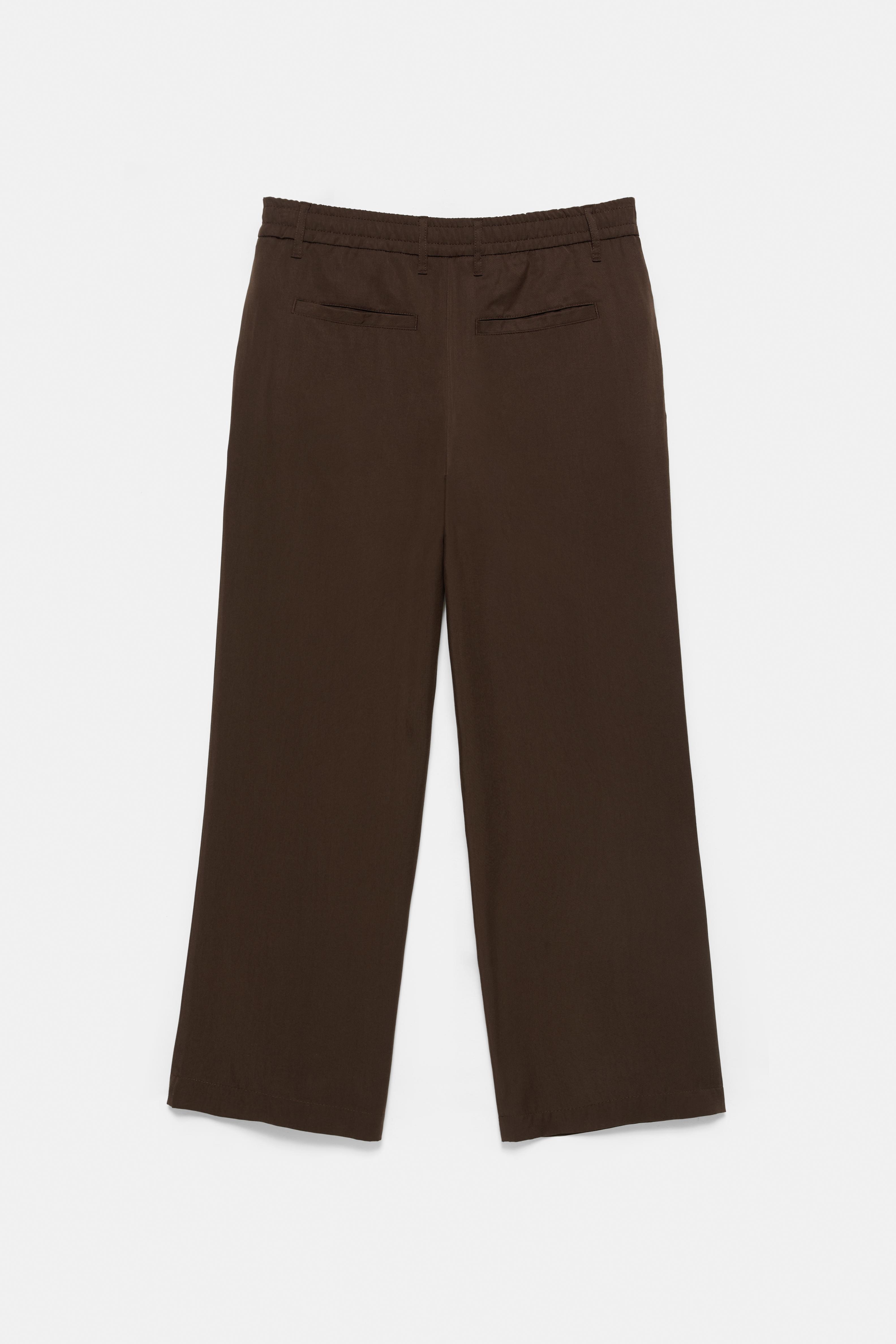 Tailored jogging trousers — Brown