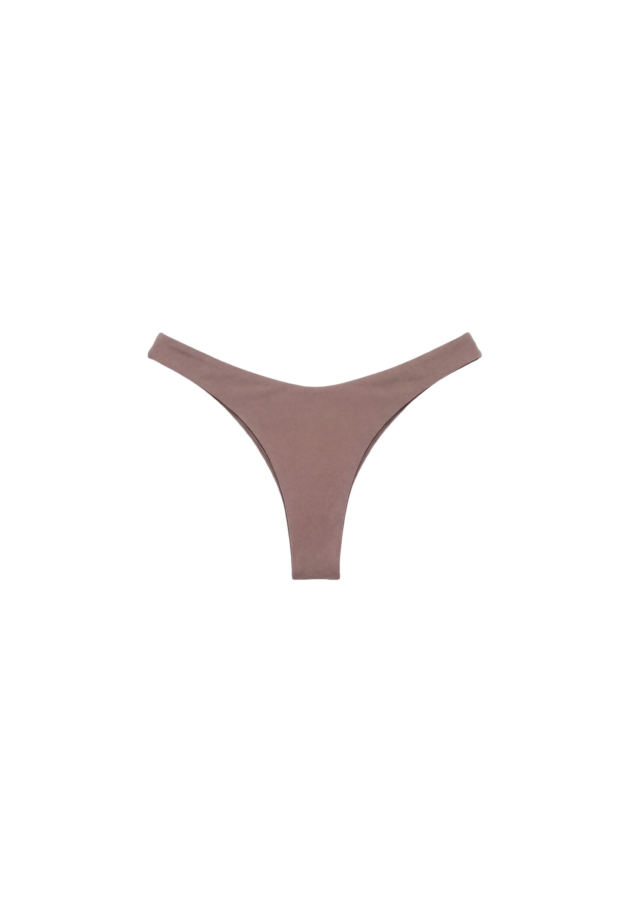 Brazilian bikini briefs — Mole brown