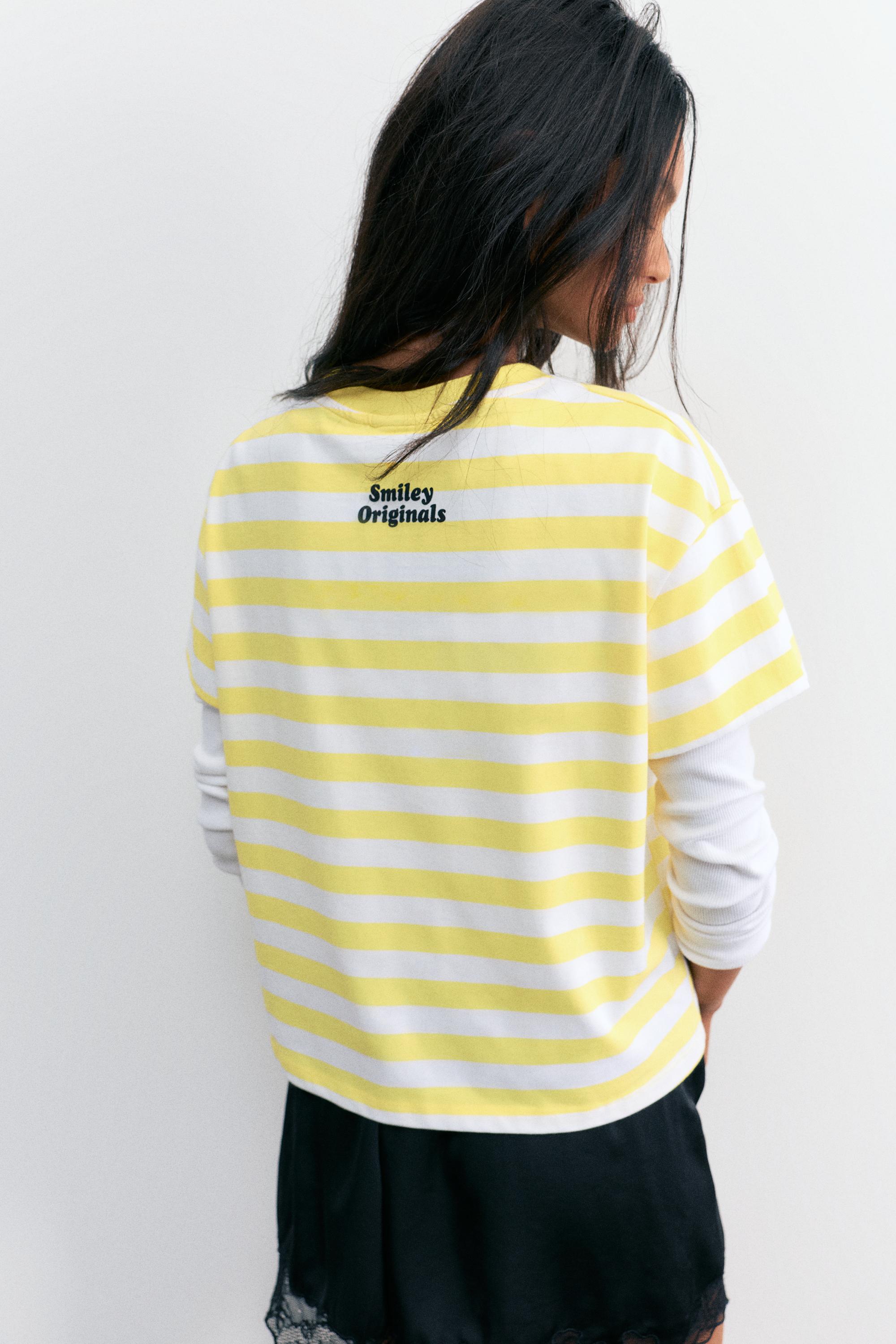 Smiley striped T-shirt — Striped