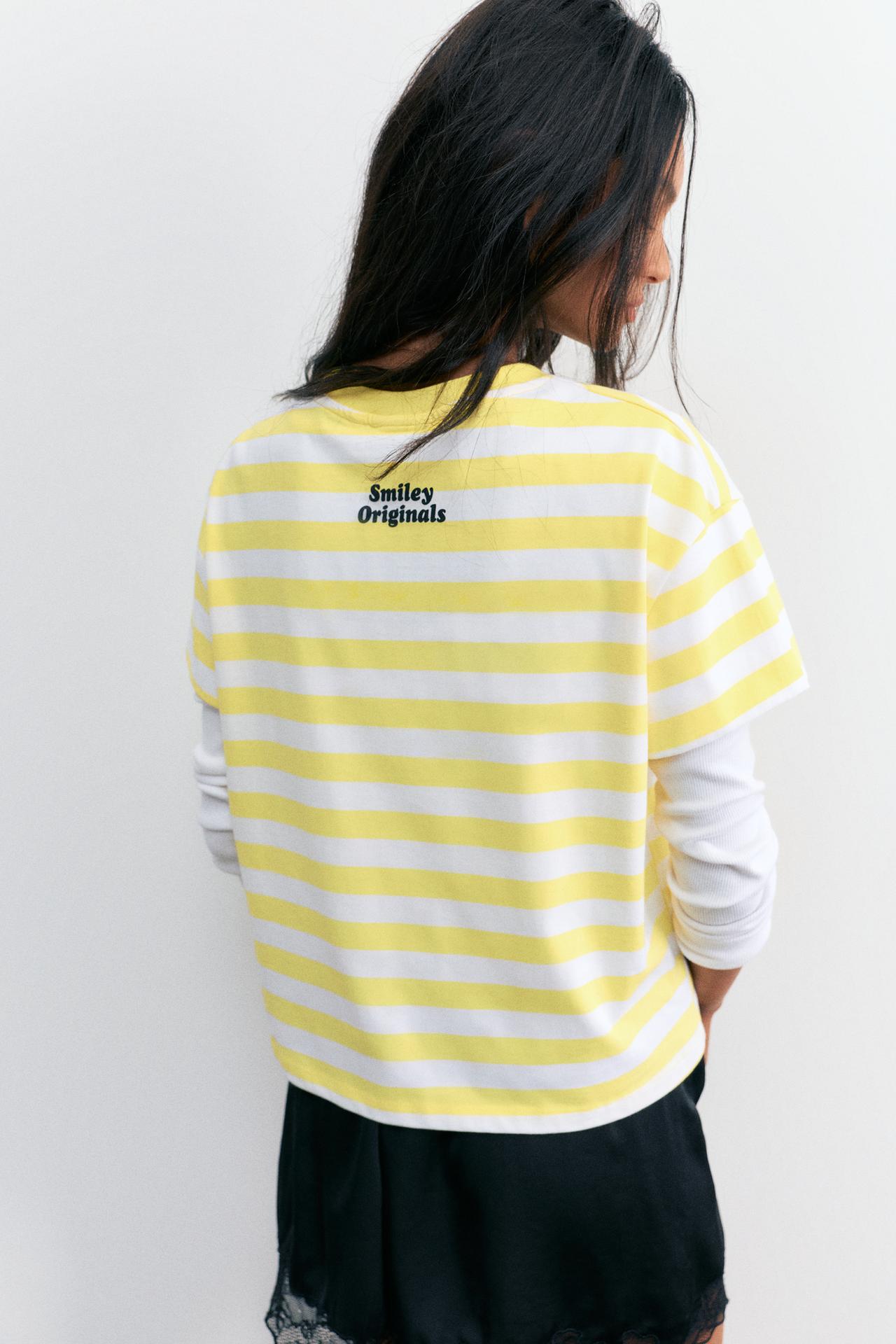 Smiley striped T-shirt — Striped