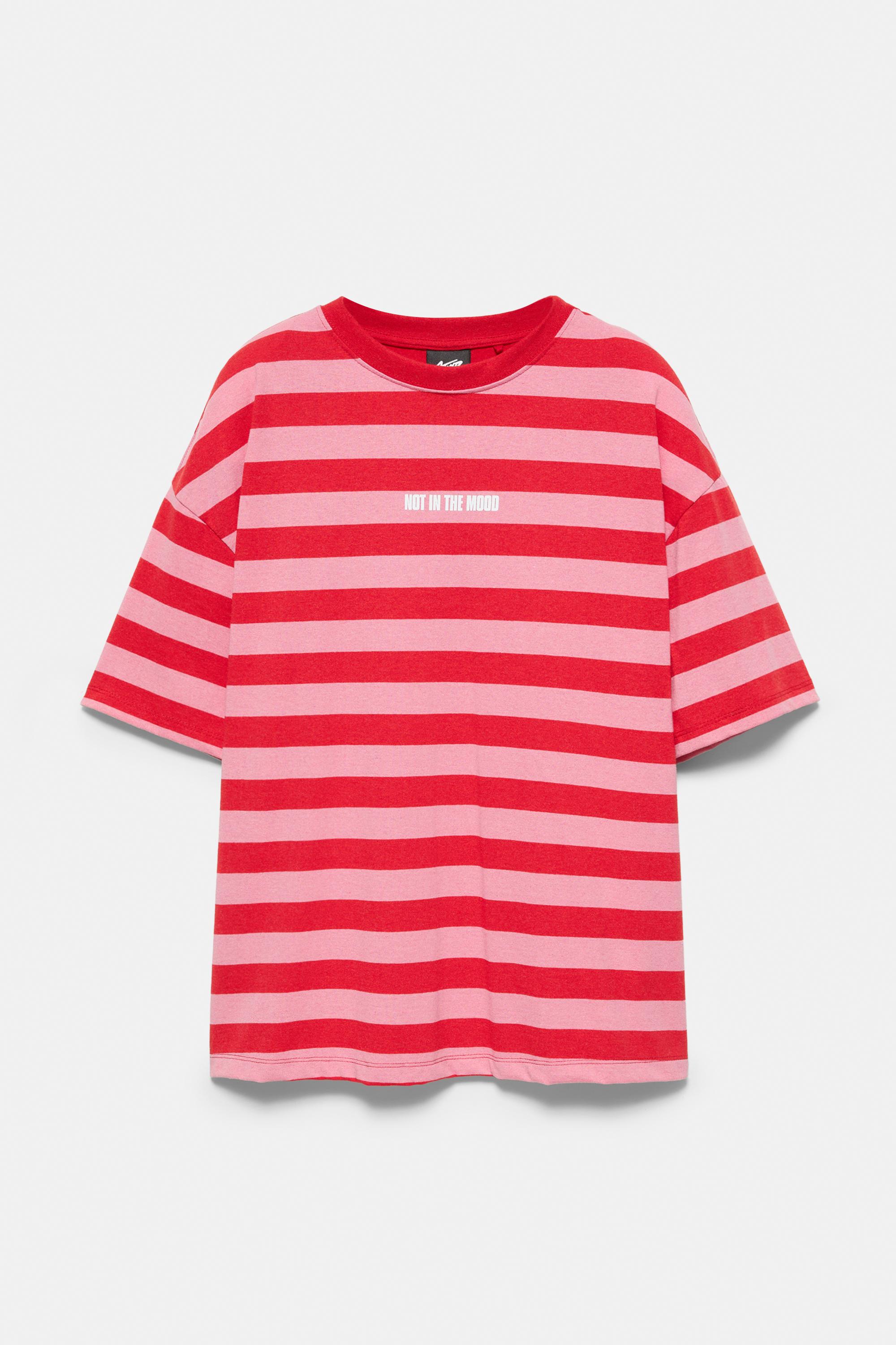 Striped STWD T-shirt — Red