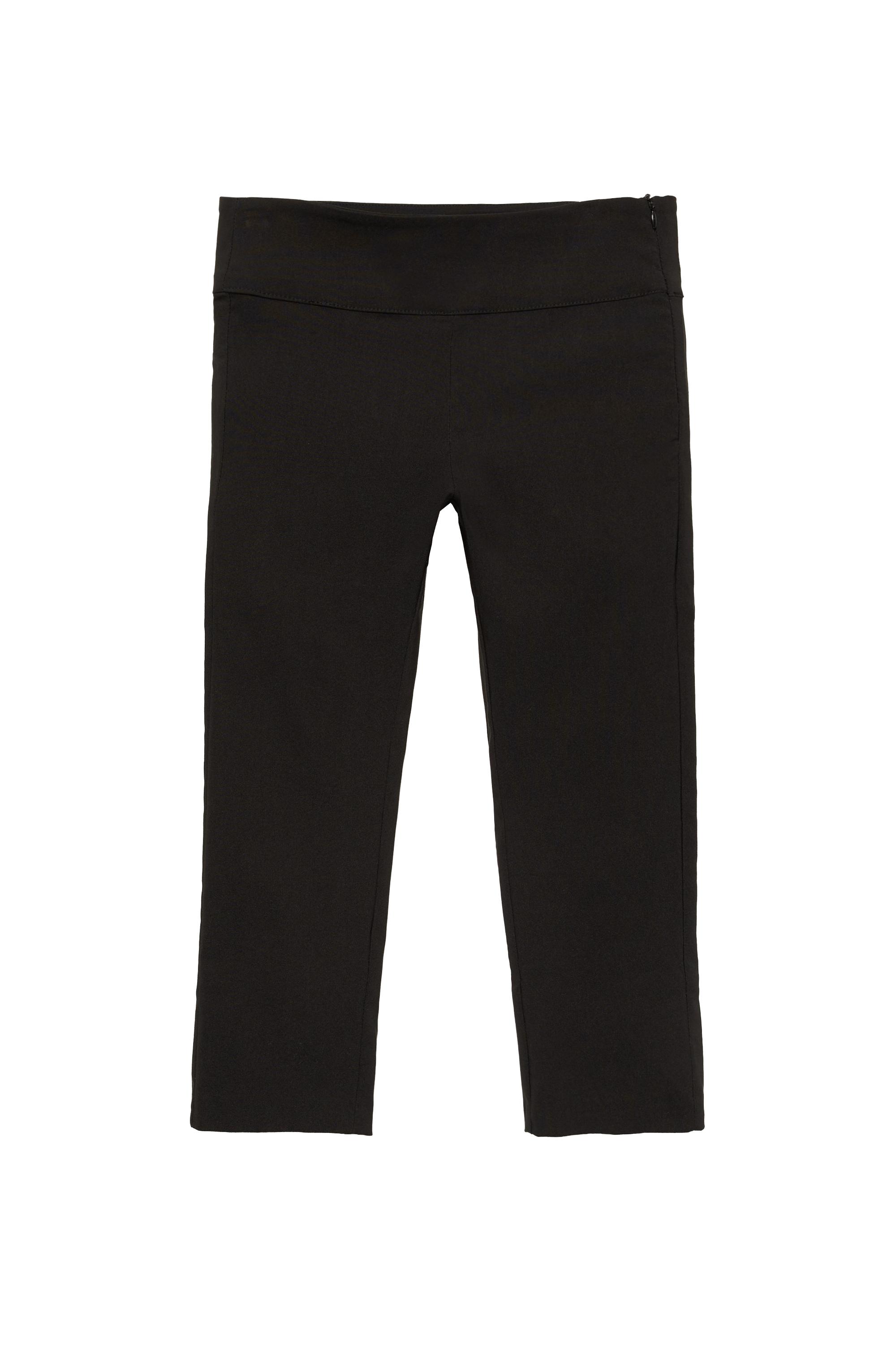 Pull&Bear Geniş belli kapri pantolon görsel 2