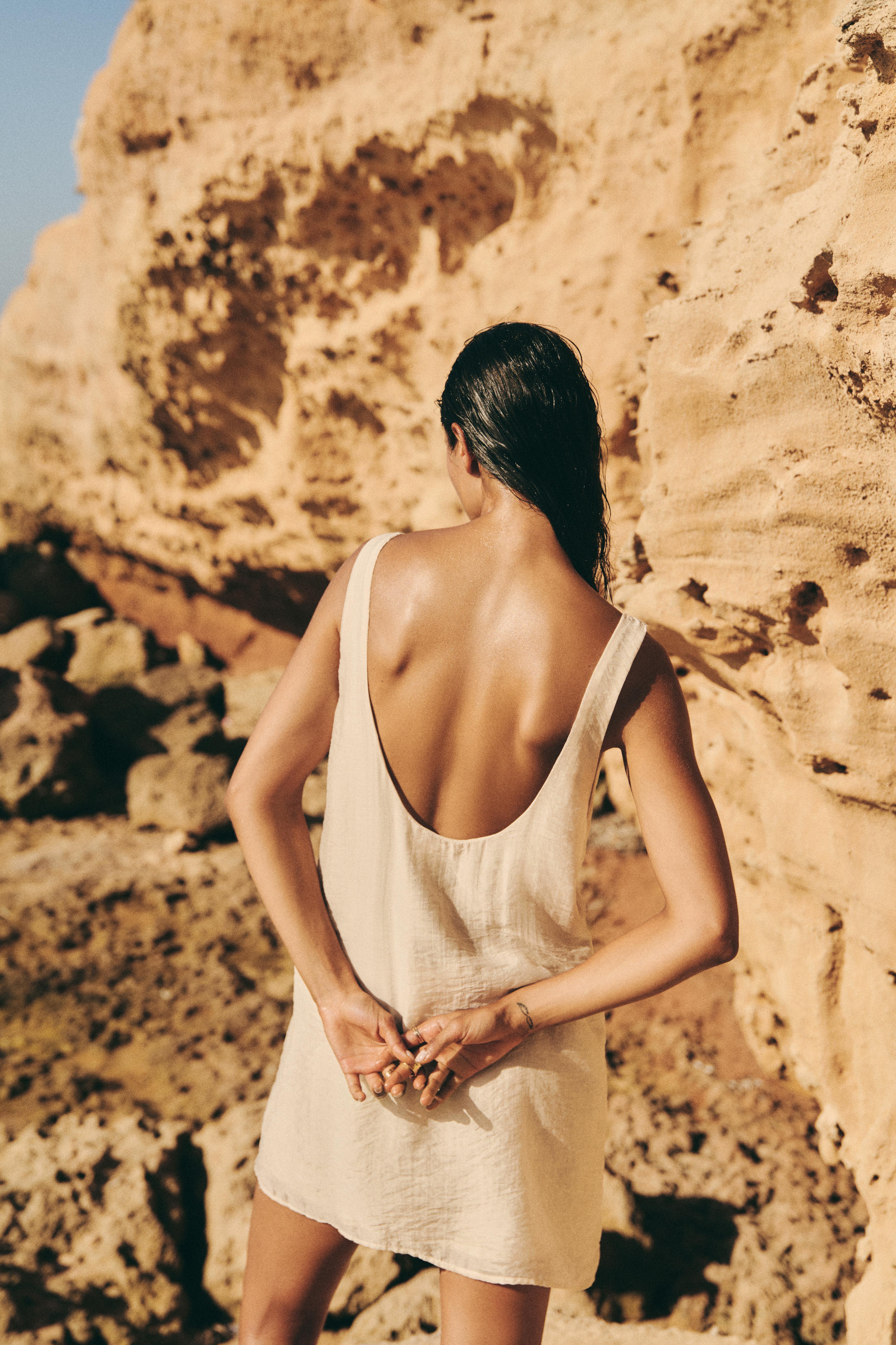 Short chiffon dress — Ice