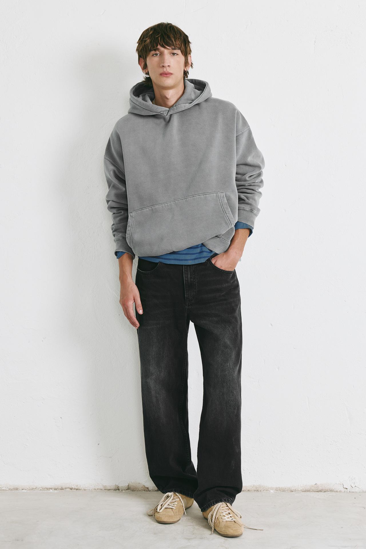 Baggy jeans — Faded black
