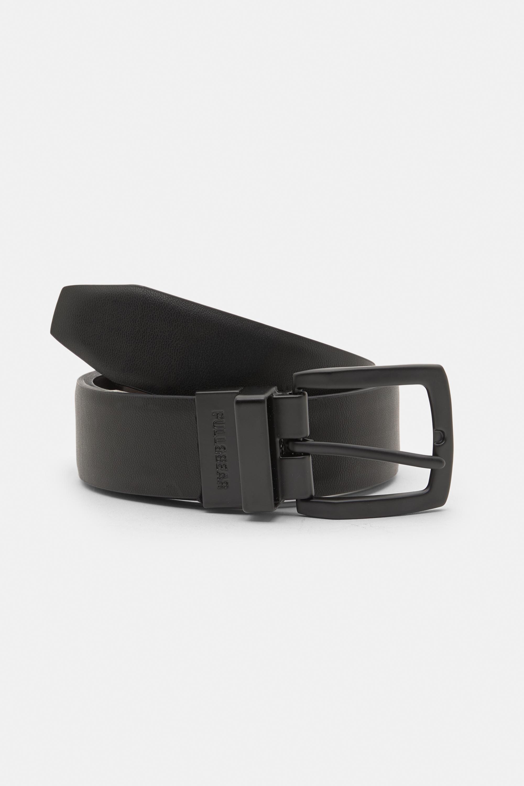 Reversible leather effect belt — Others