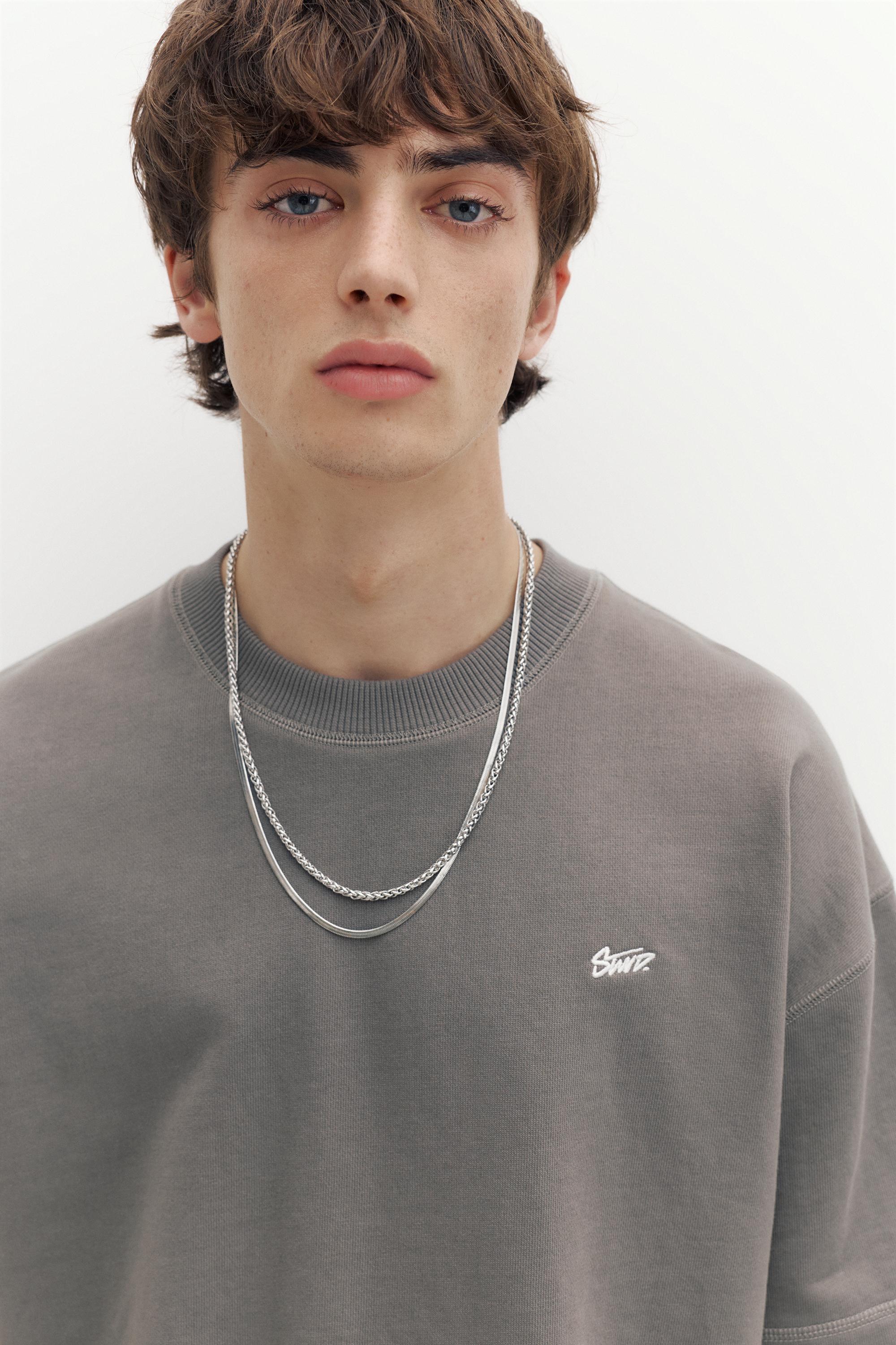 Kısa kollu logolu sweatshirt - Görsel 107