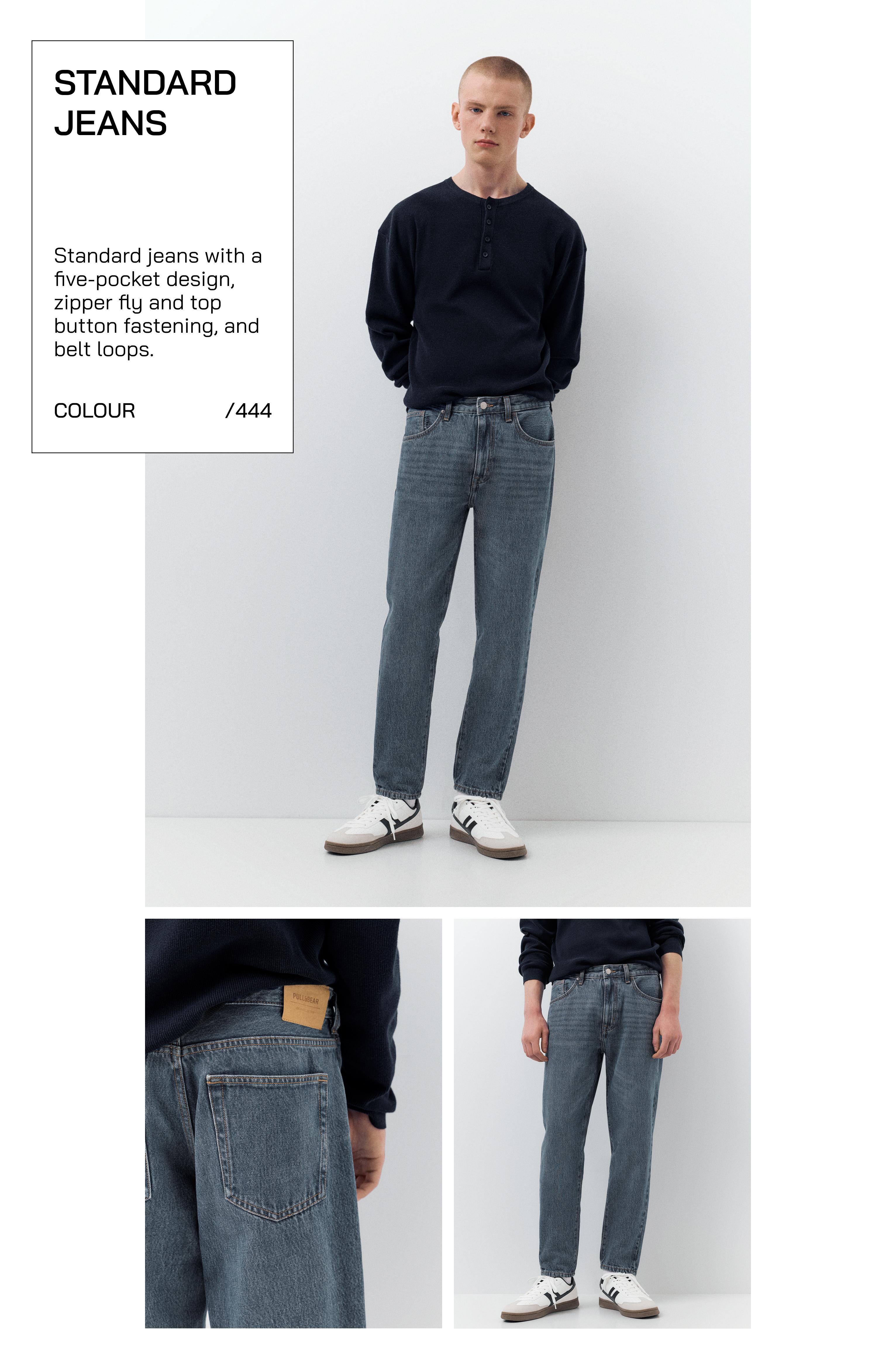 Standard jeans — Pastel blue