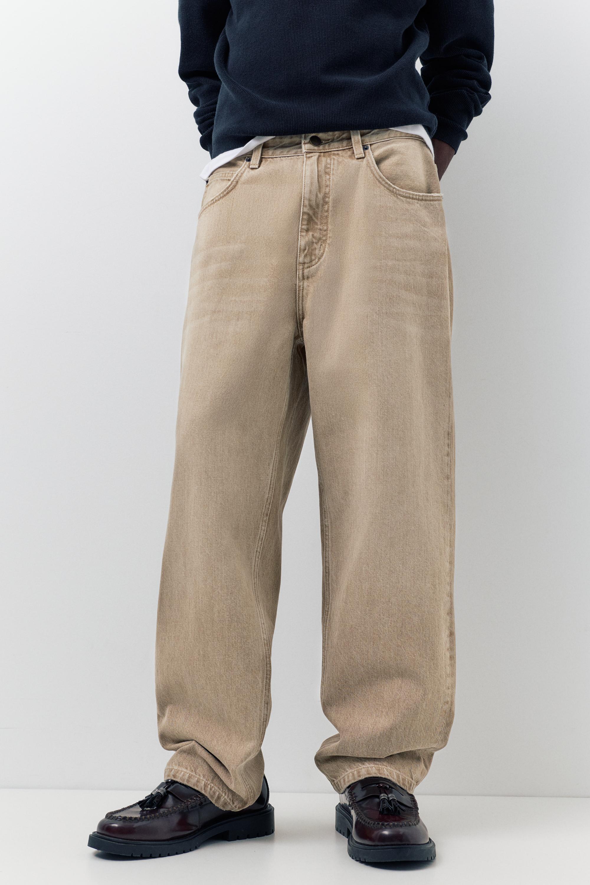 Baggy jeans — Medium ecru