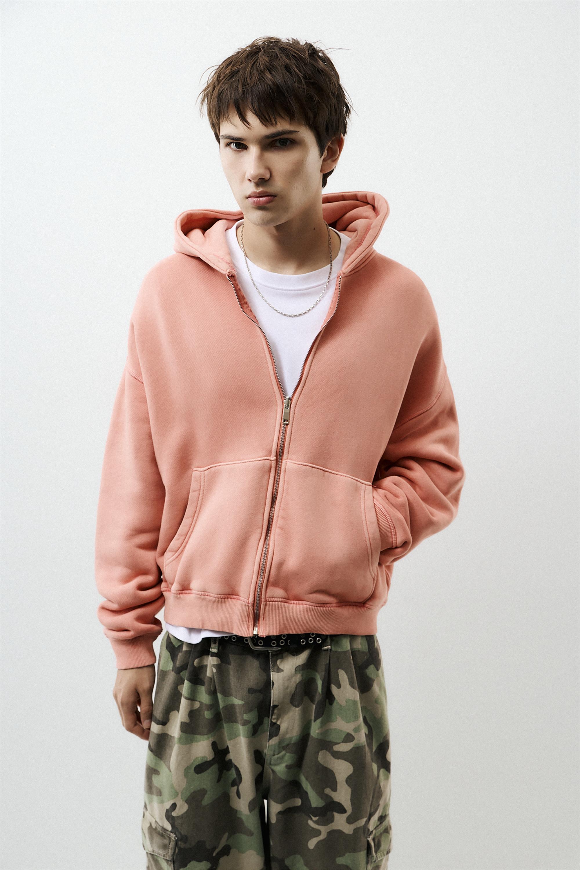 Sudadera capucha cremallera