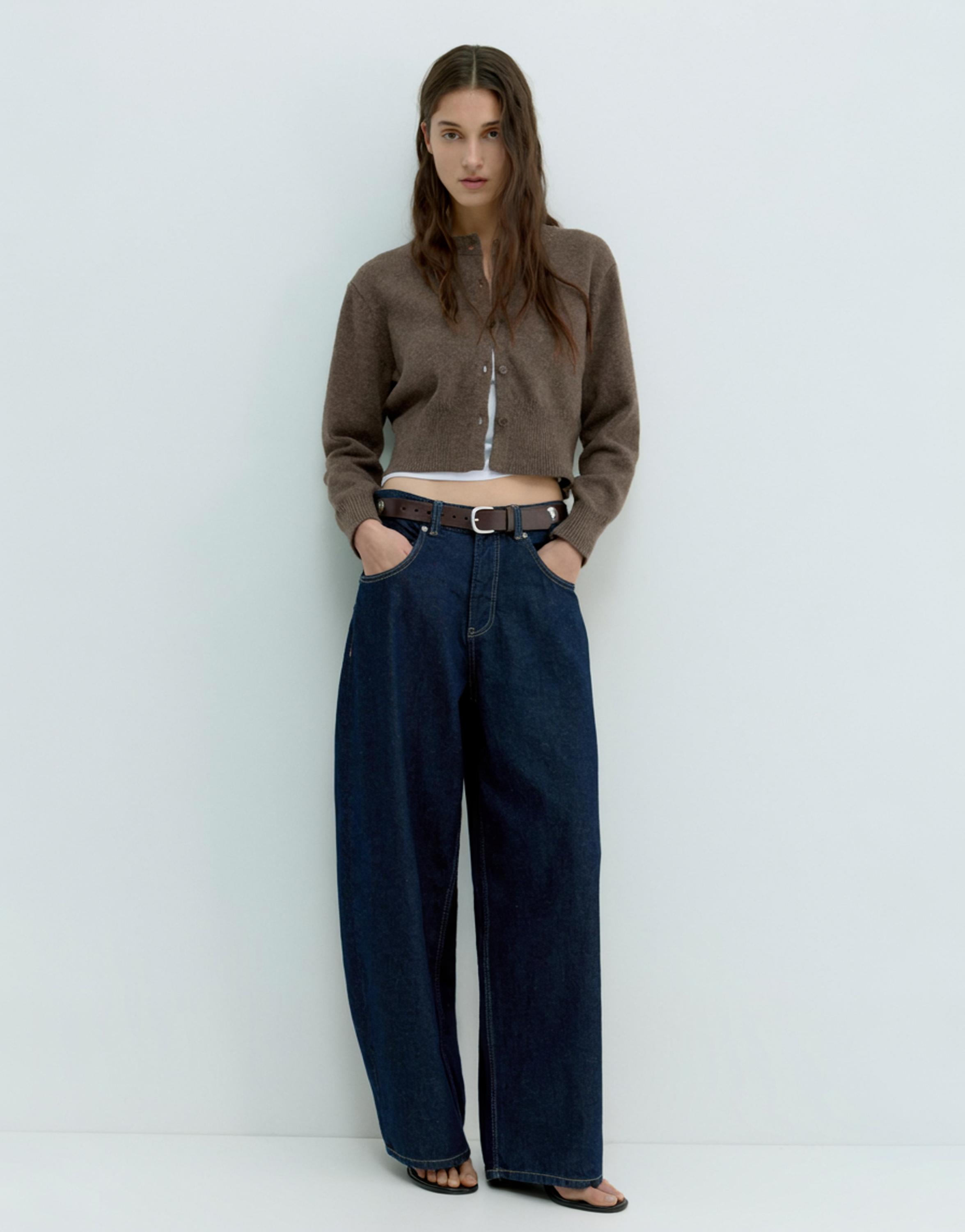 Kısa düğmeli hırka - Görsel 7