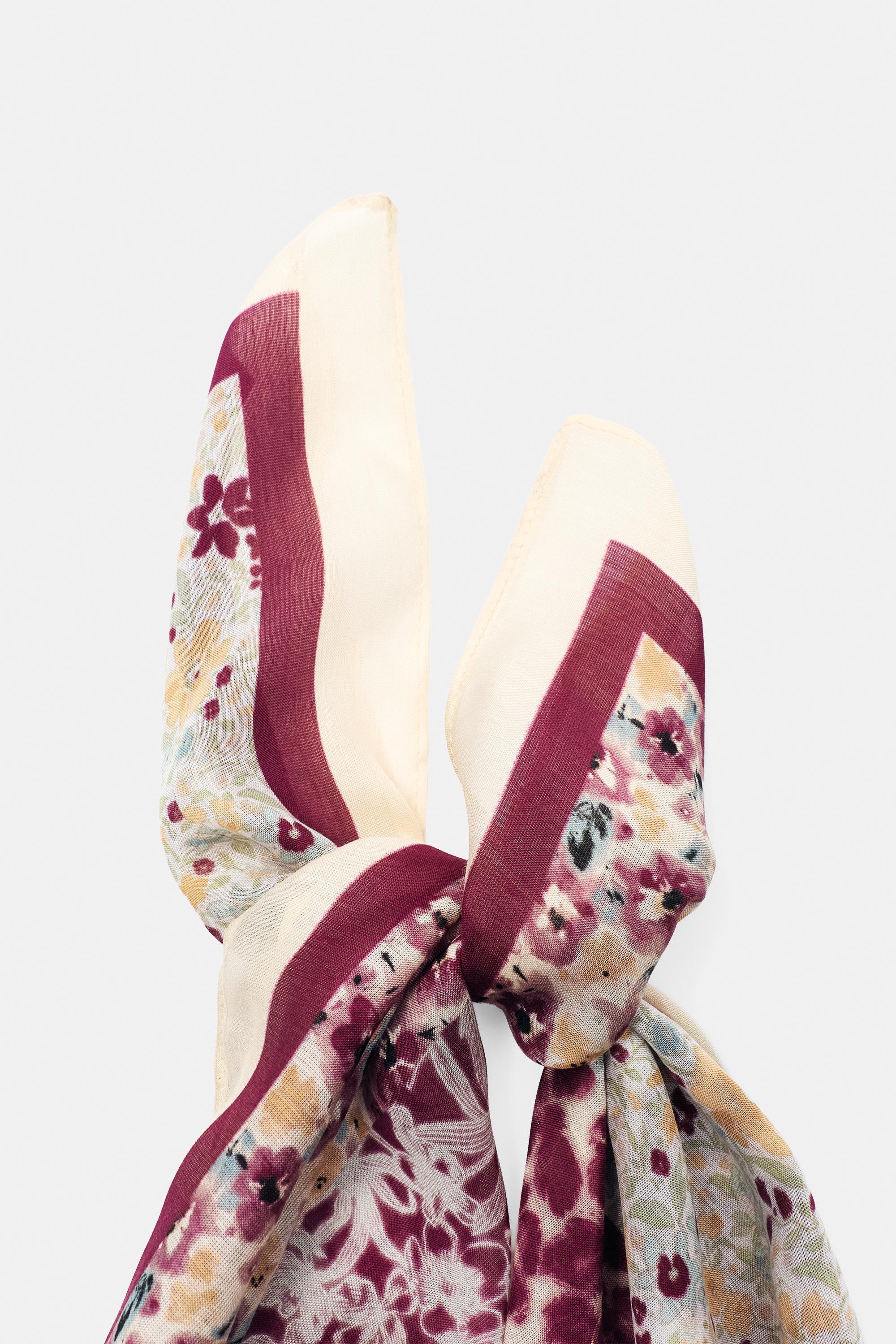 Çiçekli Bandana - Görsel 7