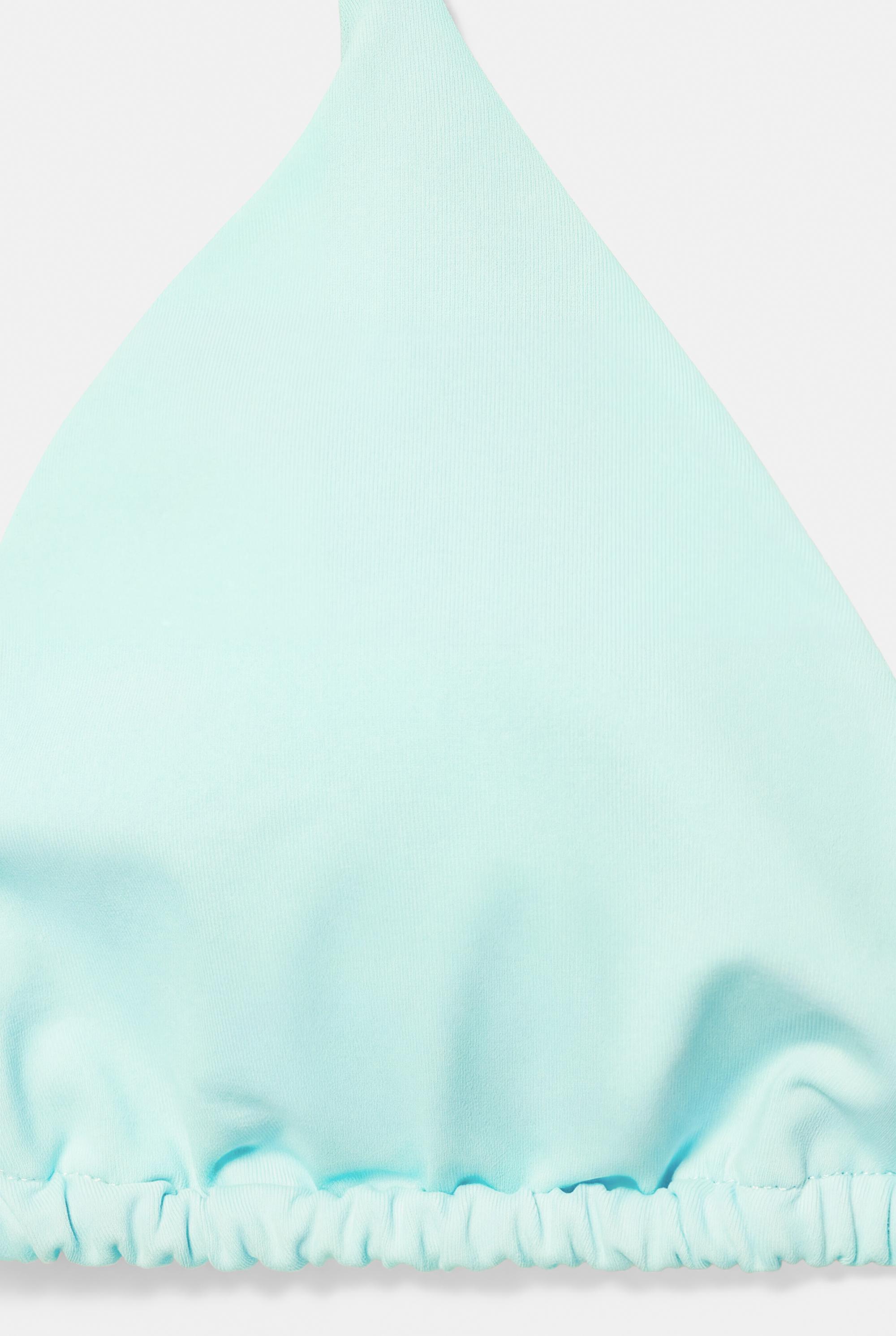 Triangle bikini top — Turquoise