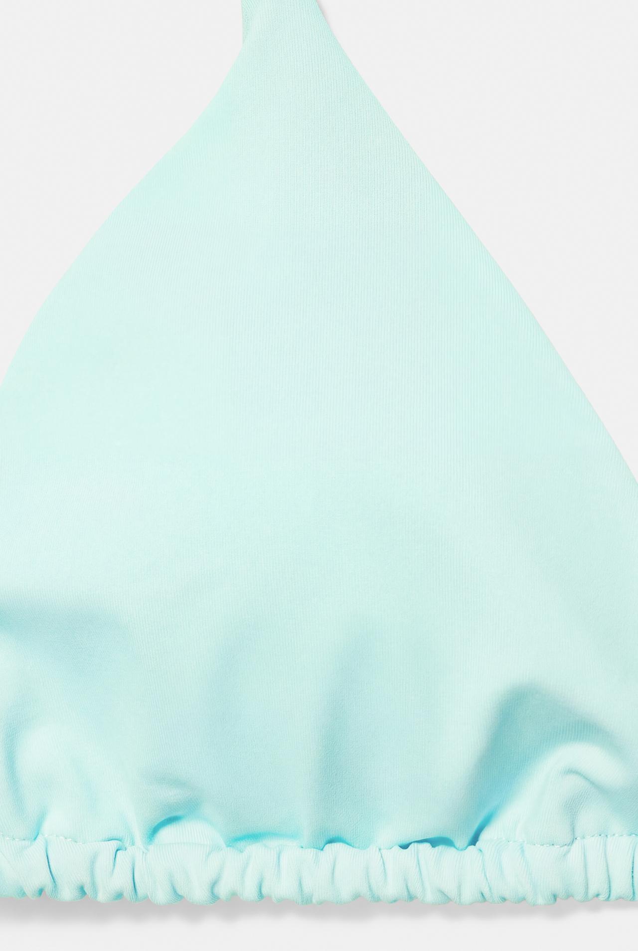 Triangle bikini top — Turquoise