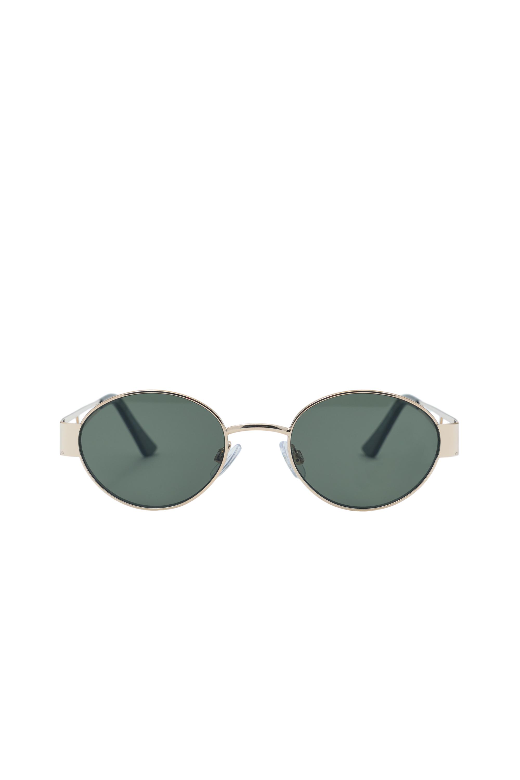 Gafas de sol ovaladas metalizadas