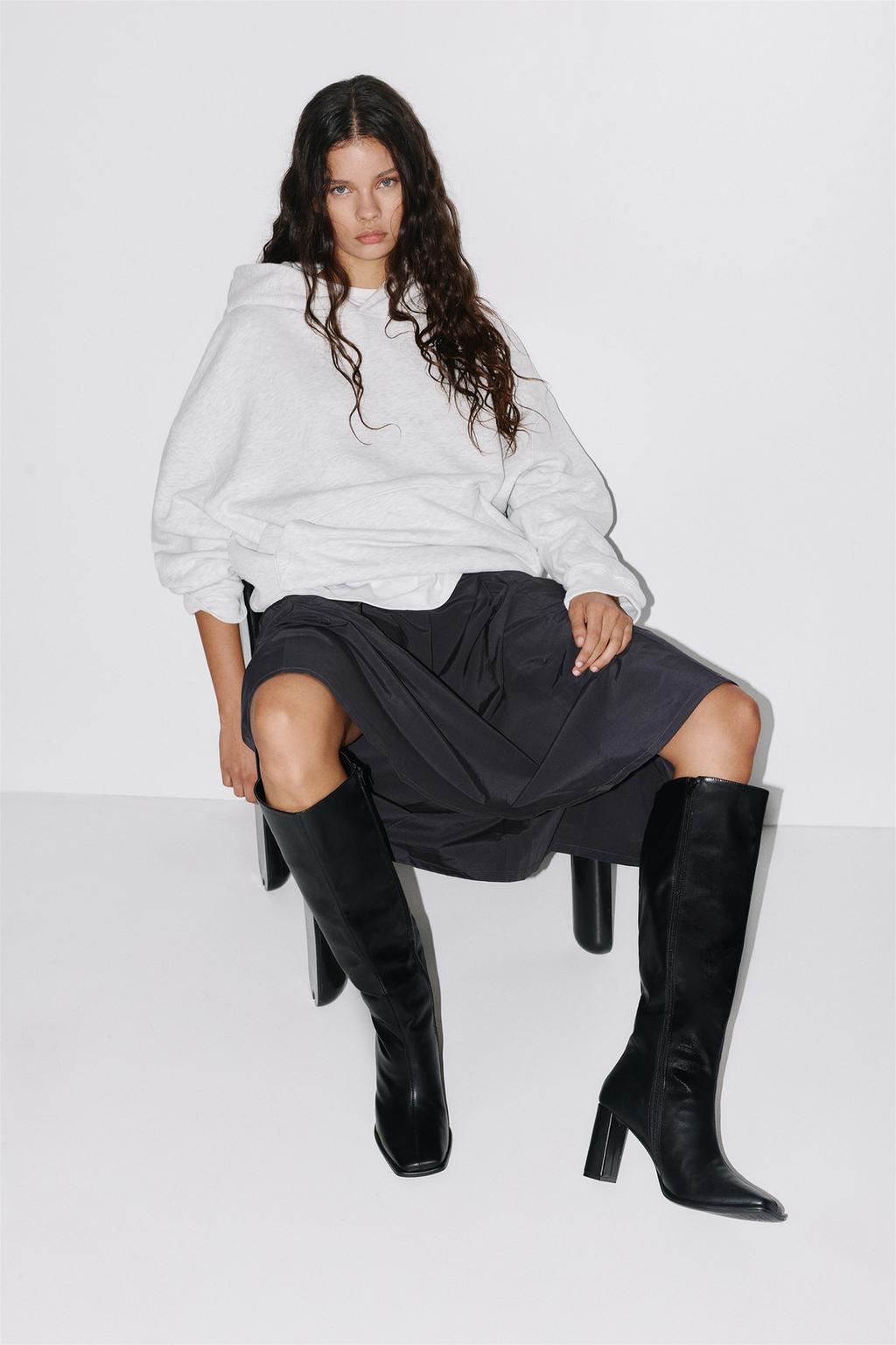 Botas altas de tacón PULL&BEAR