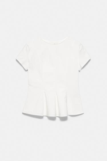 Peplum top — White 6