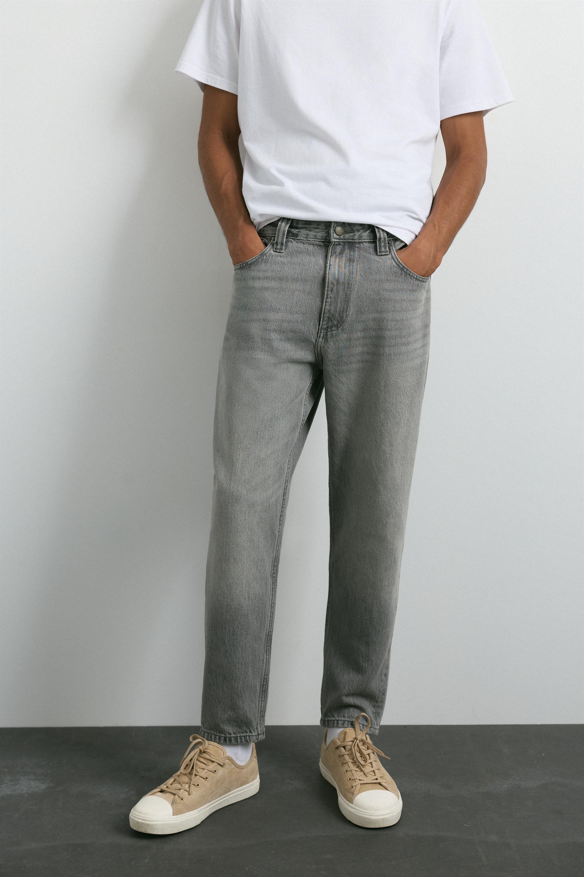 Standard jeans — Pale grey
