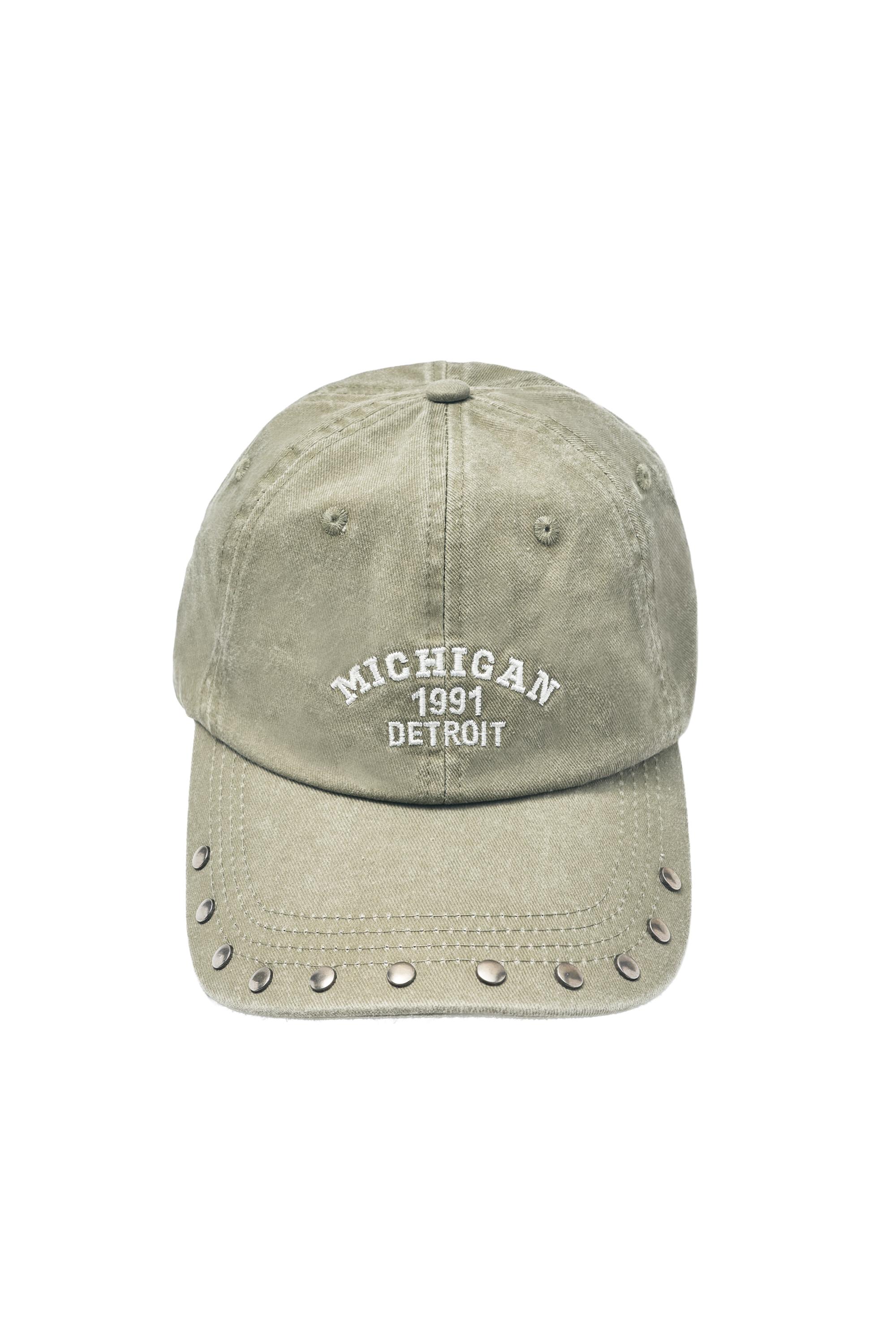 Pull&Bear Michigan zımba detaylı şapka görsel 4