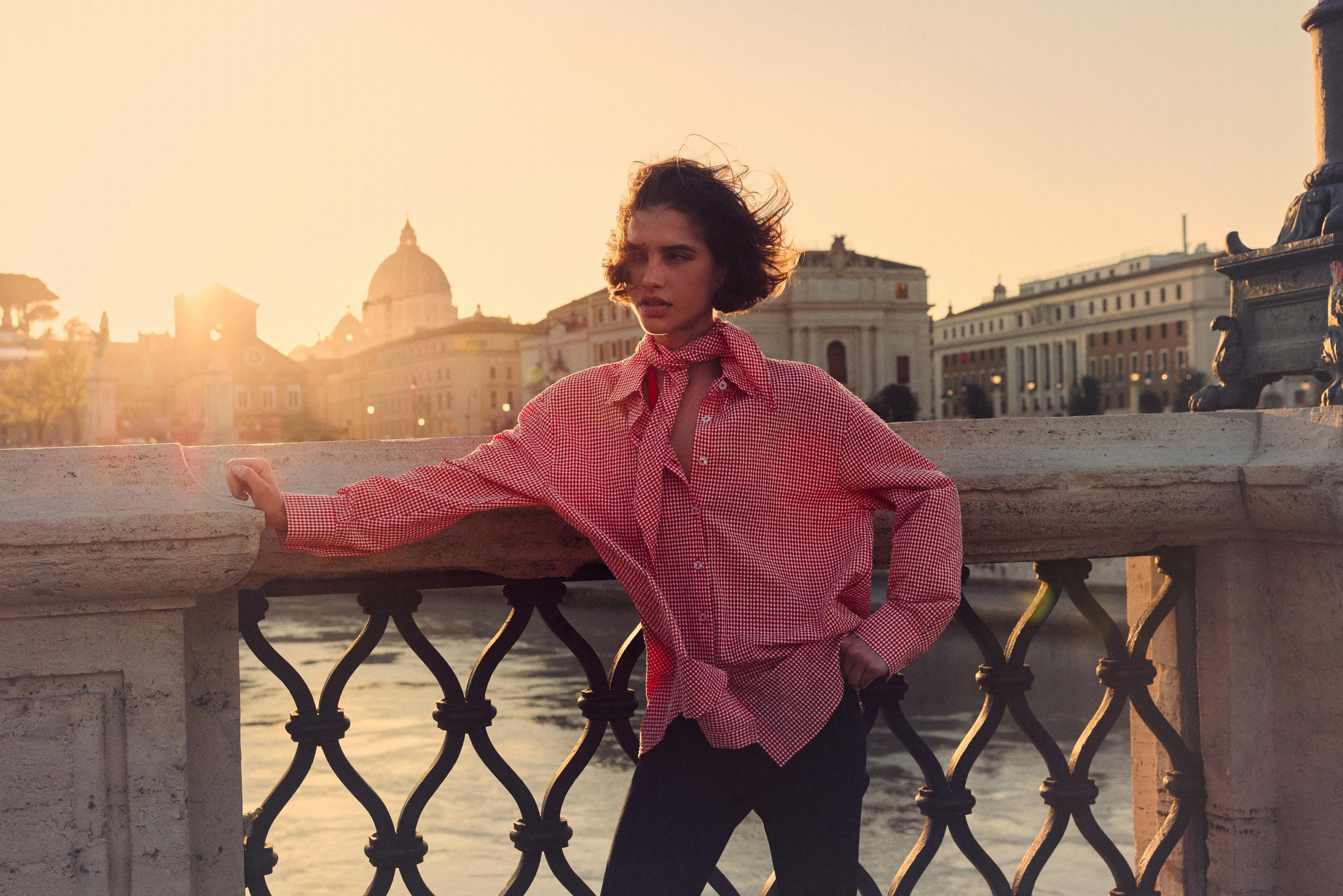 Pötikareli bandana gömlek - Görsel 19