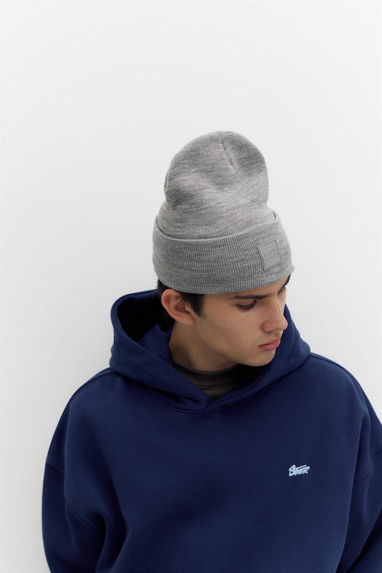 STWD beanie — Grey marl