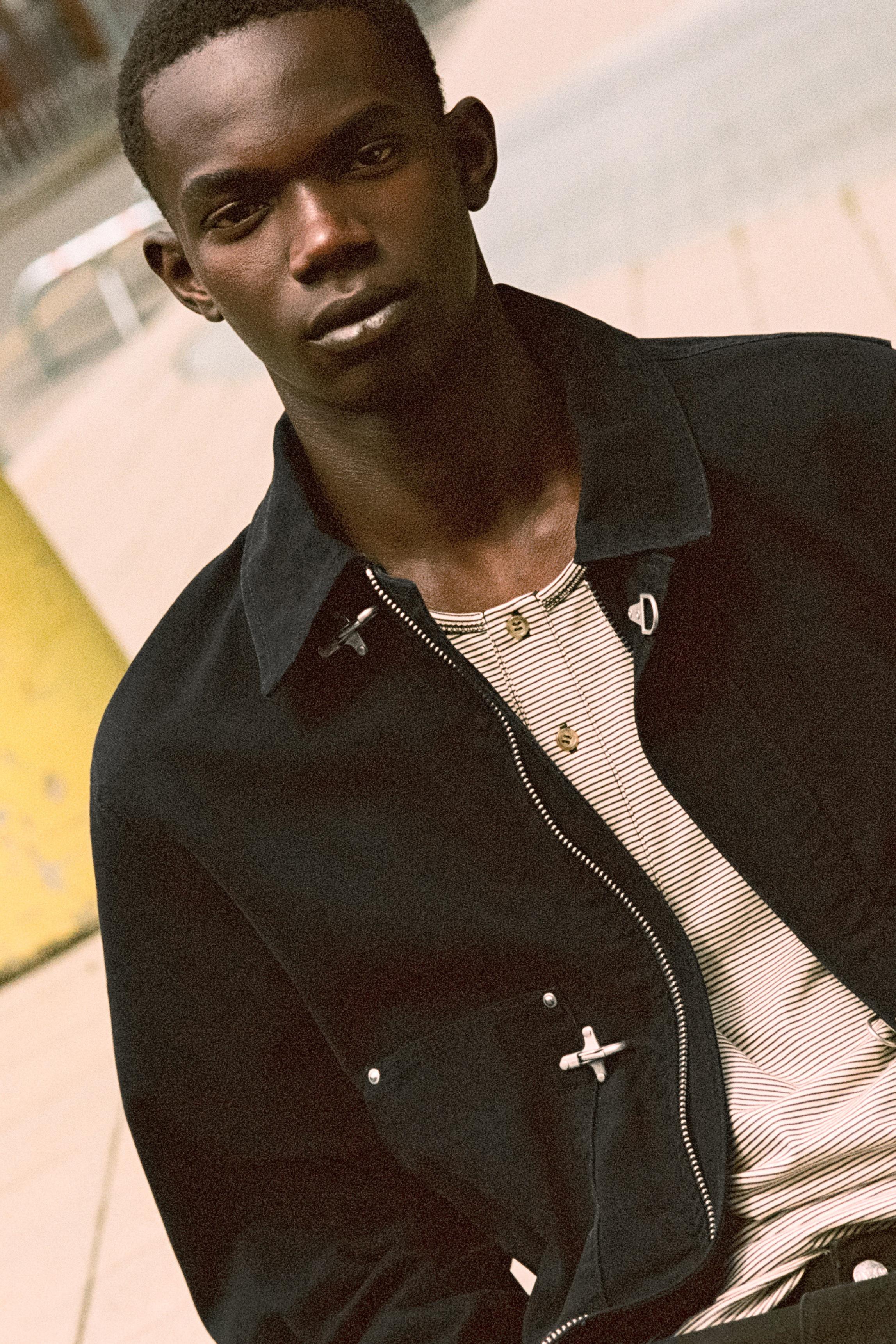 Toggle jacket — Black