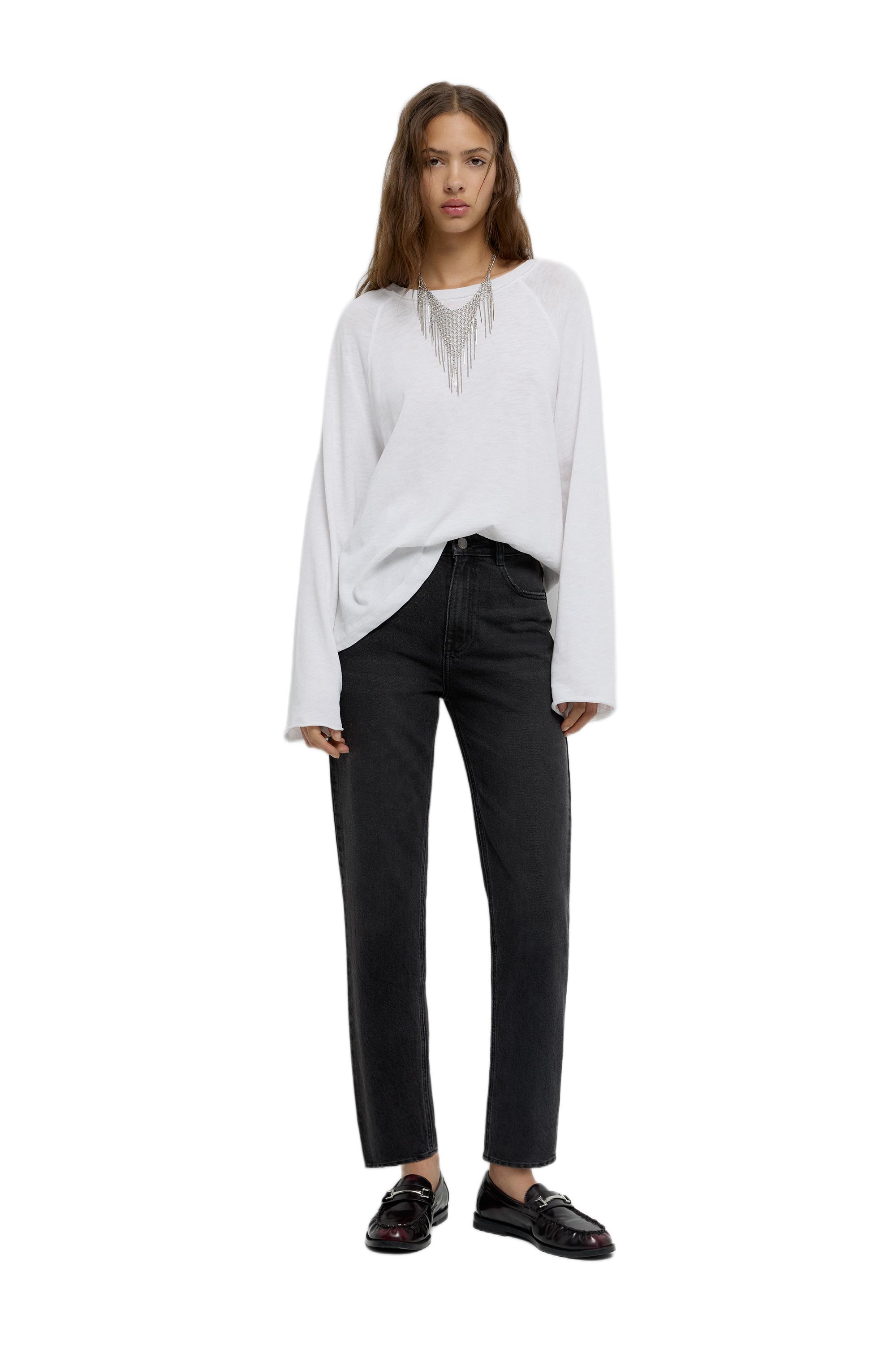Slim fit comfort jeans — Black