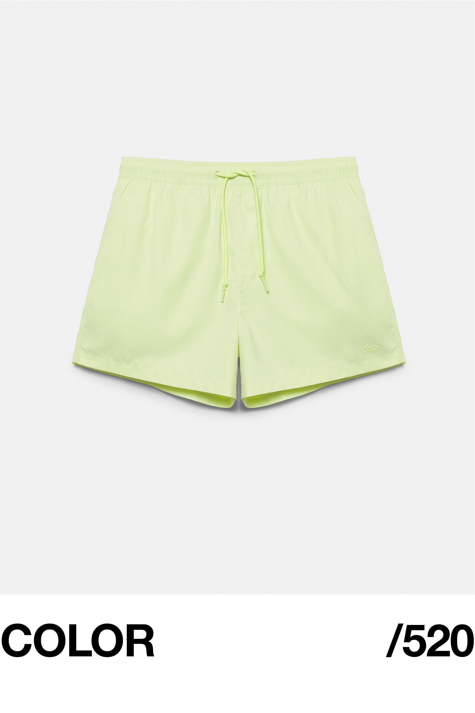 Basic swimming trunks — Lime