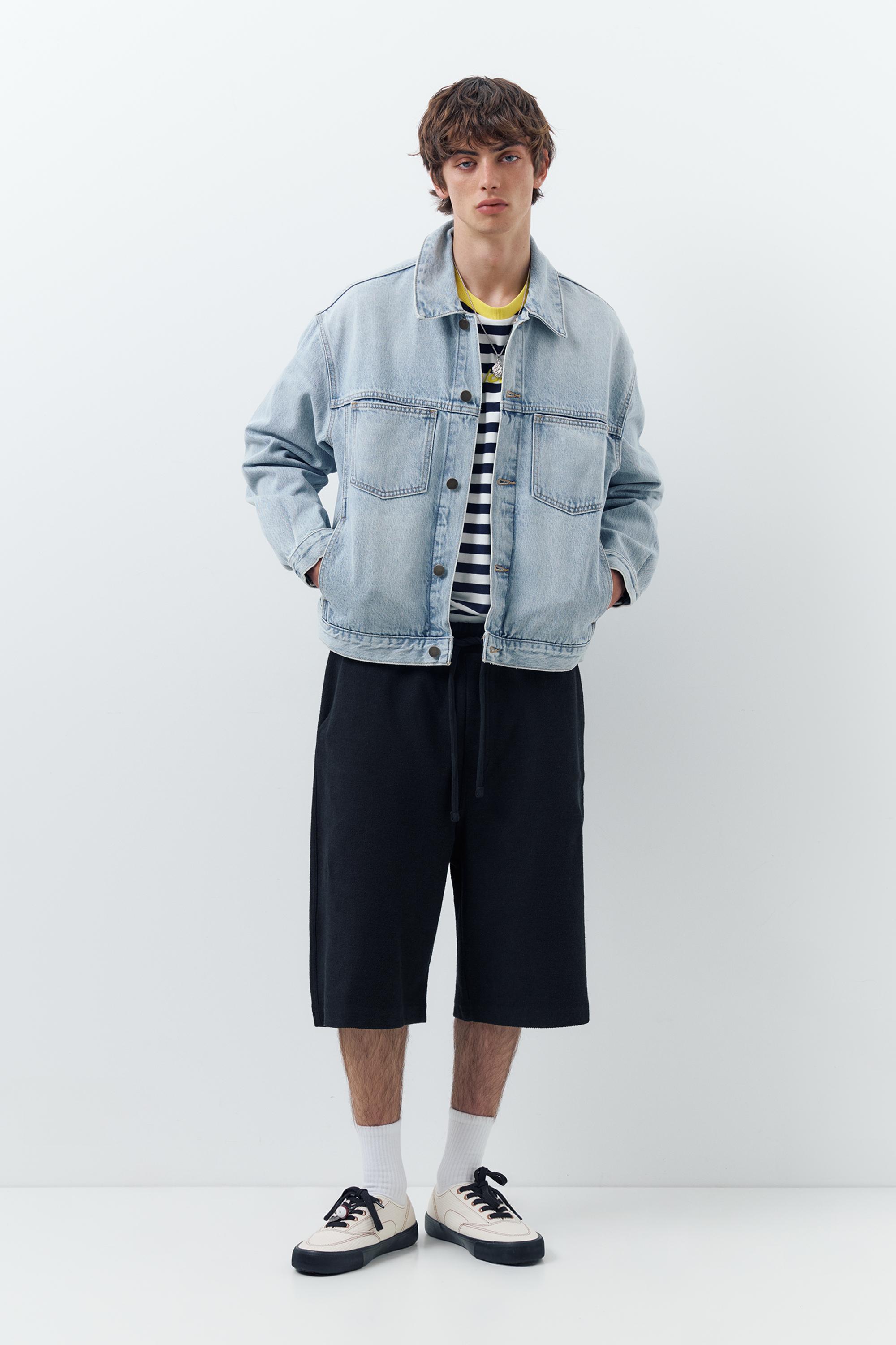 STWD skater jogger Bermuda shorts — Black